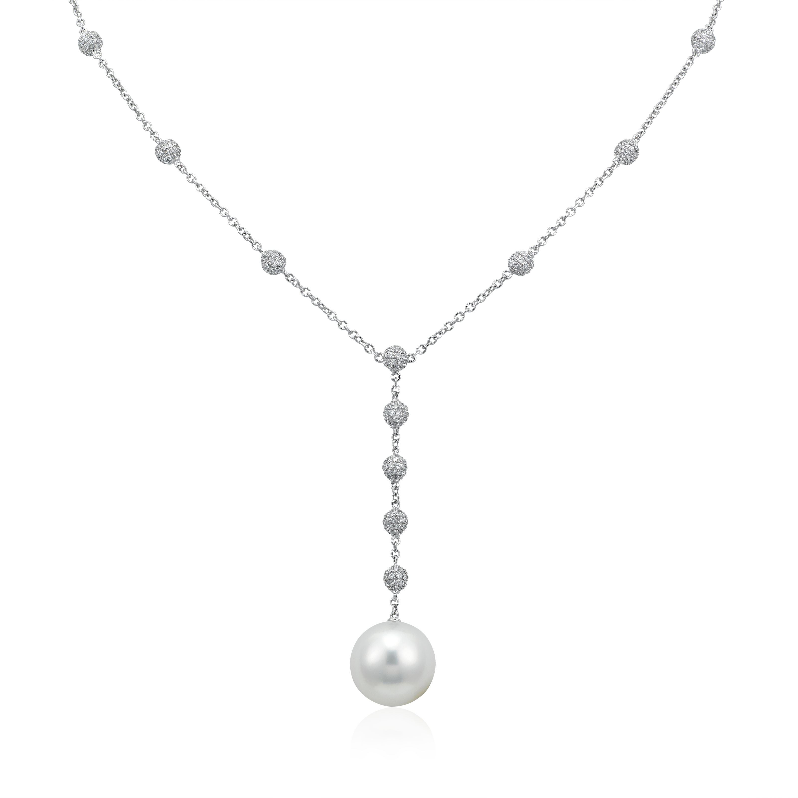 CULTURED PEARL AND DIAMOND NECKLACE, Christie’s