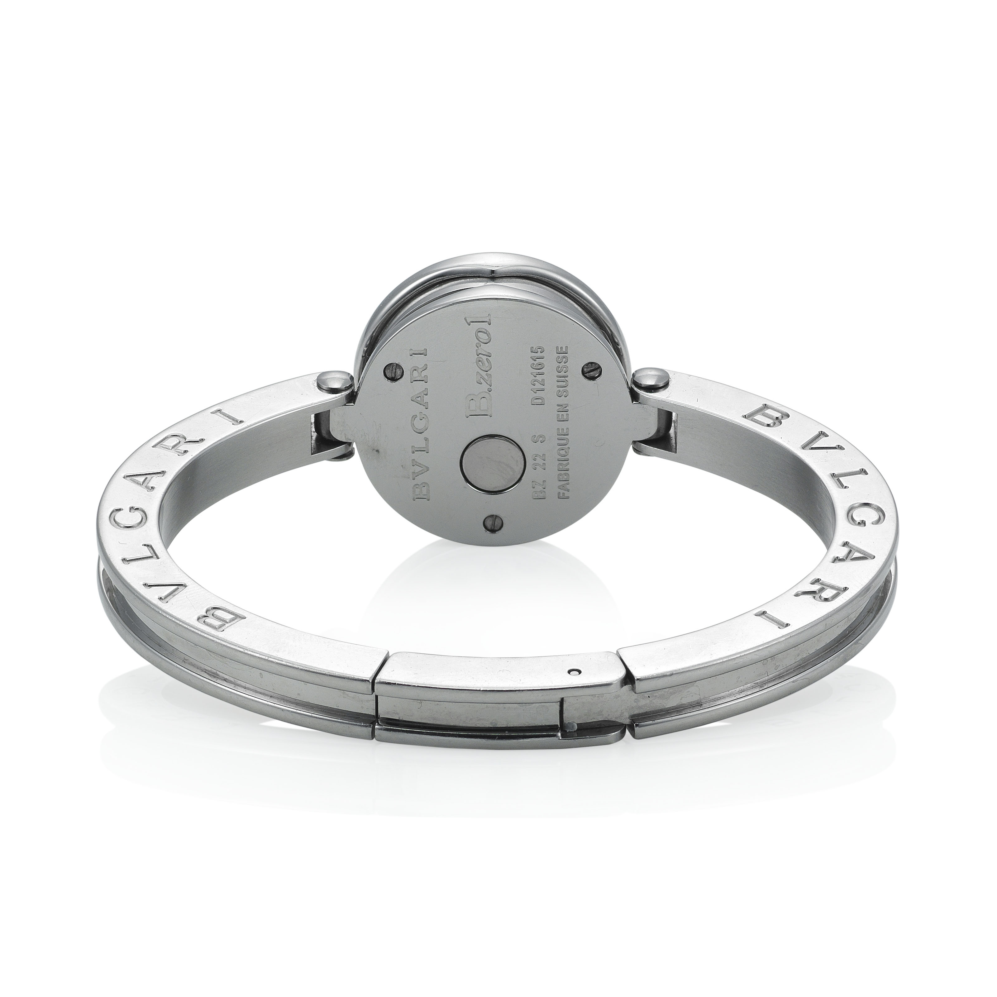 BULGARI 'B.ZERO1' DIAMOND, MOTHER-OF-PEARL AND STAINLESS