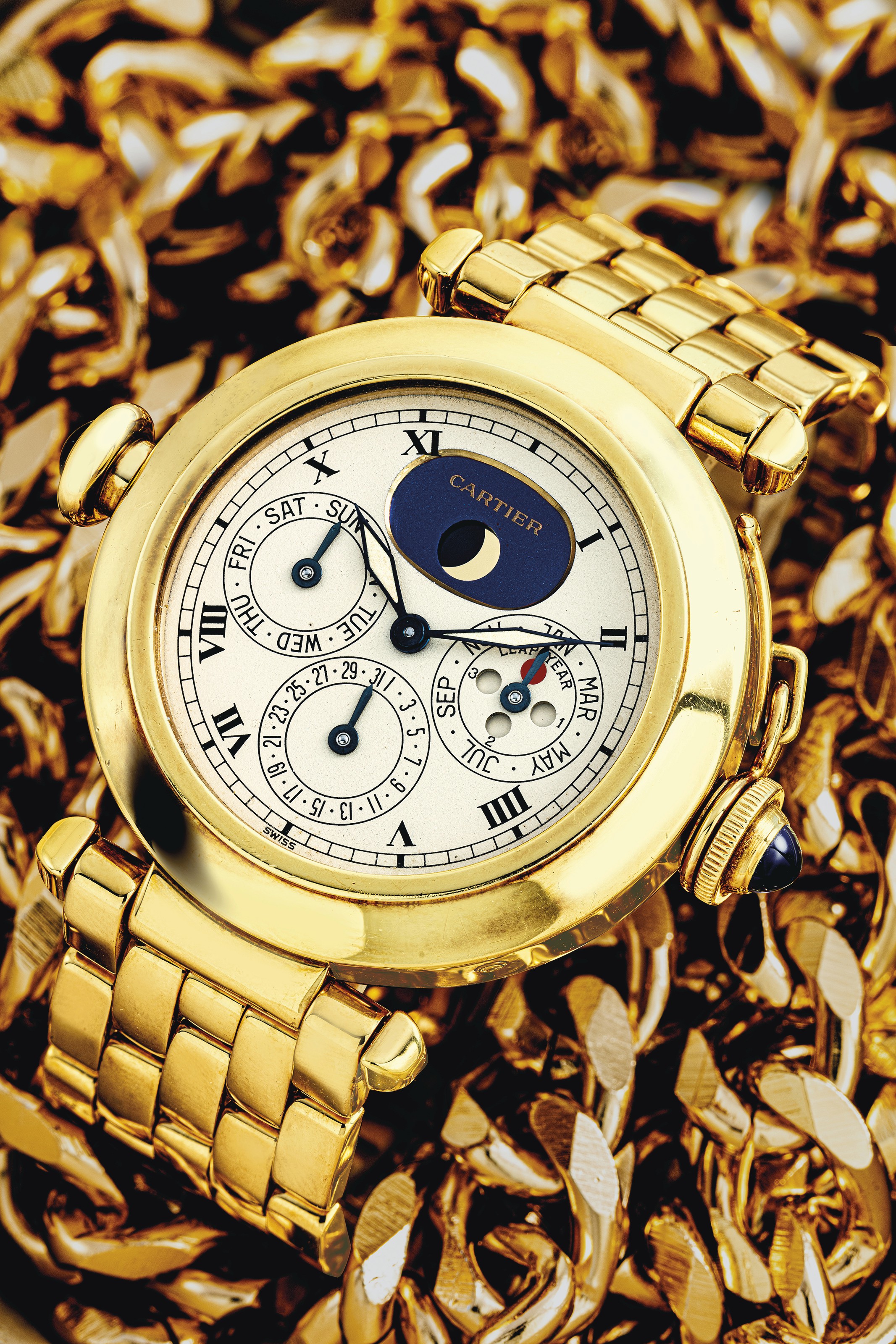 CARTIER. A RARE 18K PINK GOLD AND DIAMOND SET TOURBILLON WRISTWATCH SIGNED CARTIER BALLON BLEU MODEL REF. 3349 MOVEMENT NO. 1761 CASE NO. 17 CIRCA 2015 Christie s