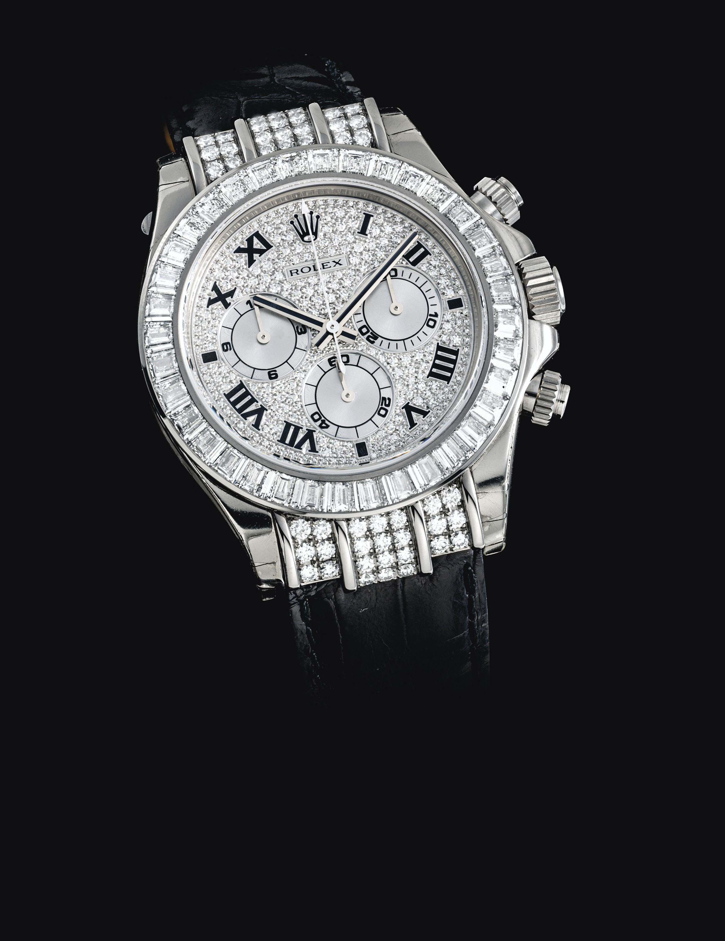 white gold diamond rolex