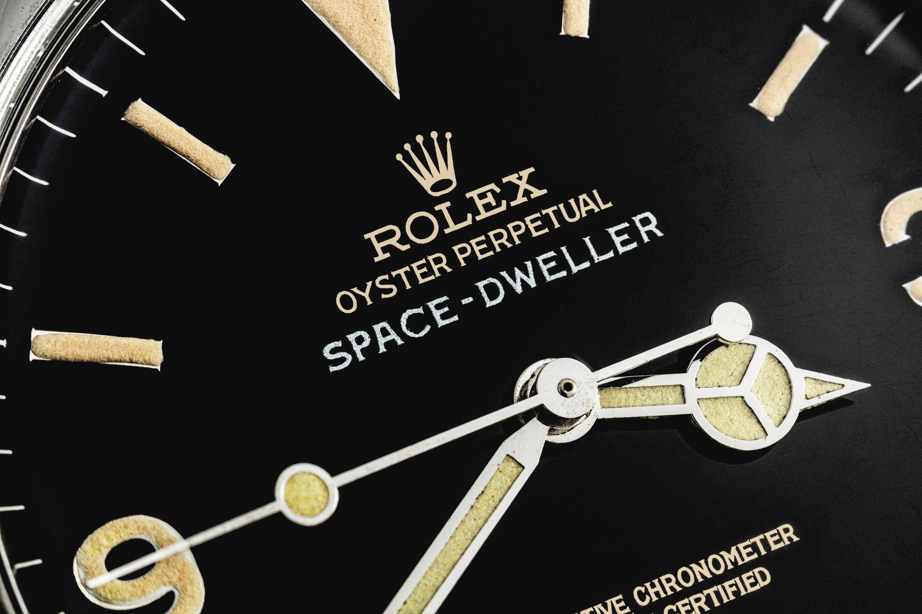 ROLEX. AN EXTREMELY RARE STAINLESS STEEL AUTOMATIC WRISTWATCH WITH SWEEP CENTRE SECONDS AND BRACELET SIGNED ROLEX OYSTER PERPETUAL SPACE DWELLER MODEL REF. 1016 CASE NO. 1 284 906 CIRCA 1966 Christie ...