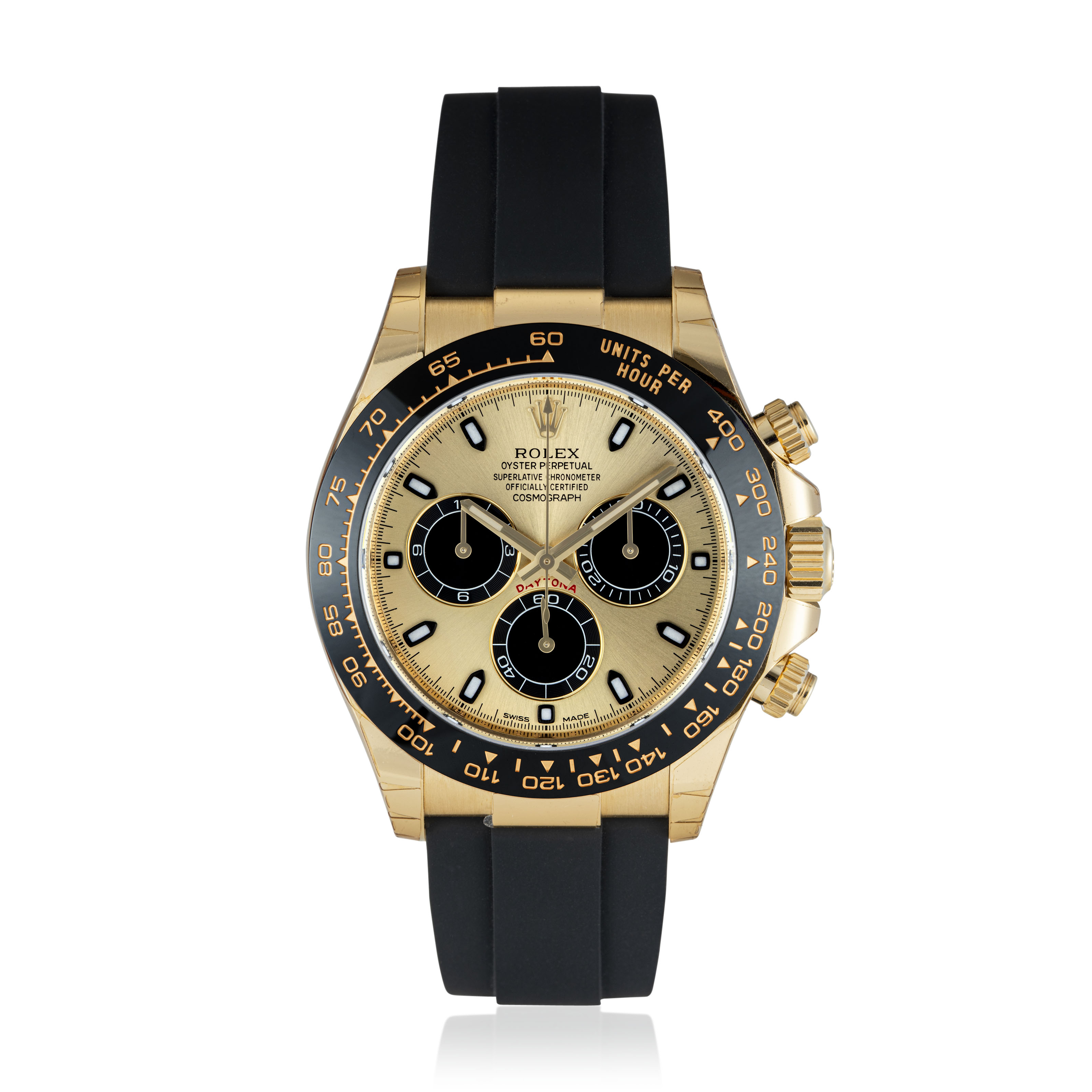 ROLEX, GOLD DAYTONA, REF. 116518LN, Christie’s