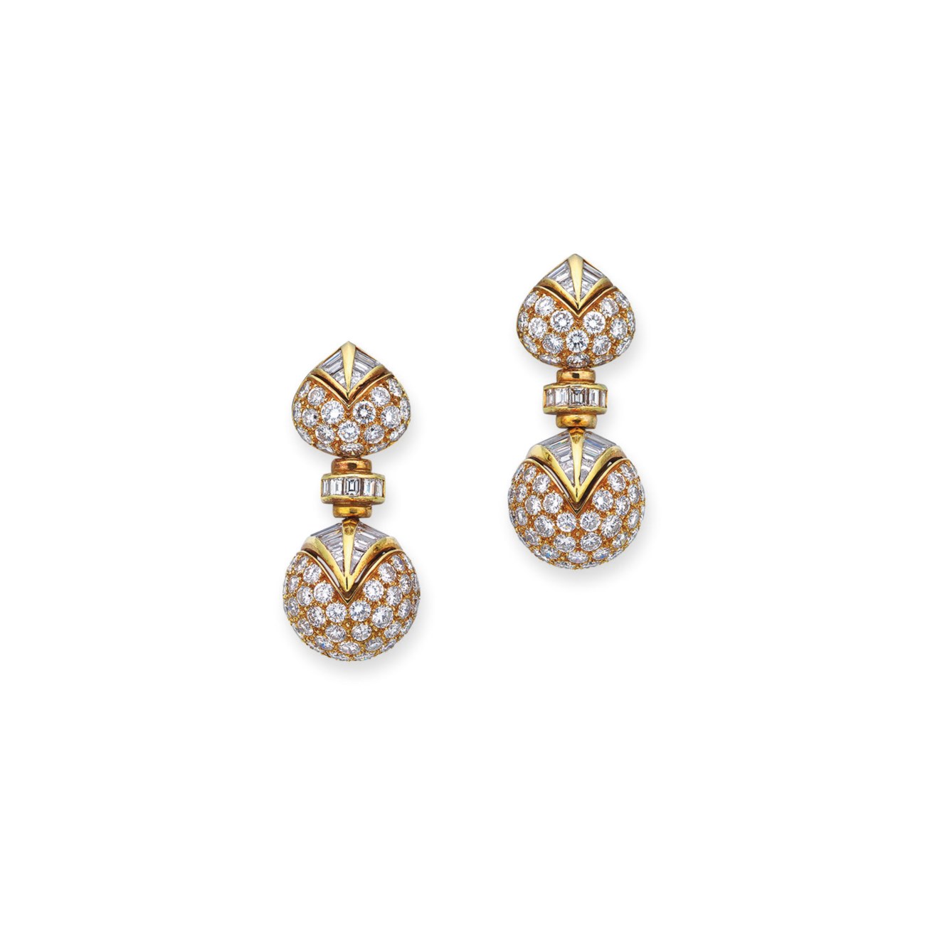 Bulgari diamond earrings clearance