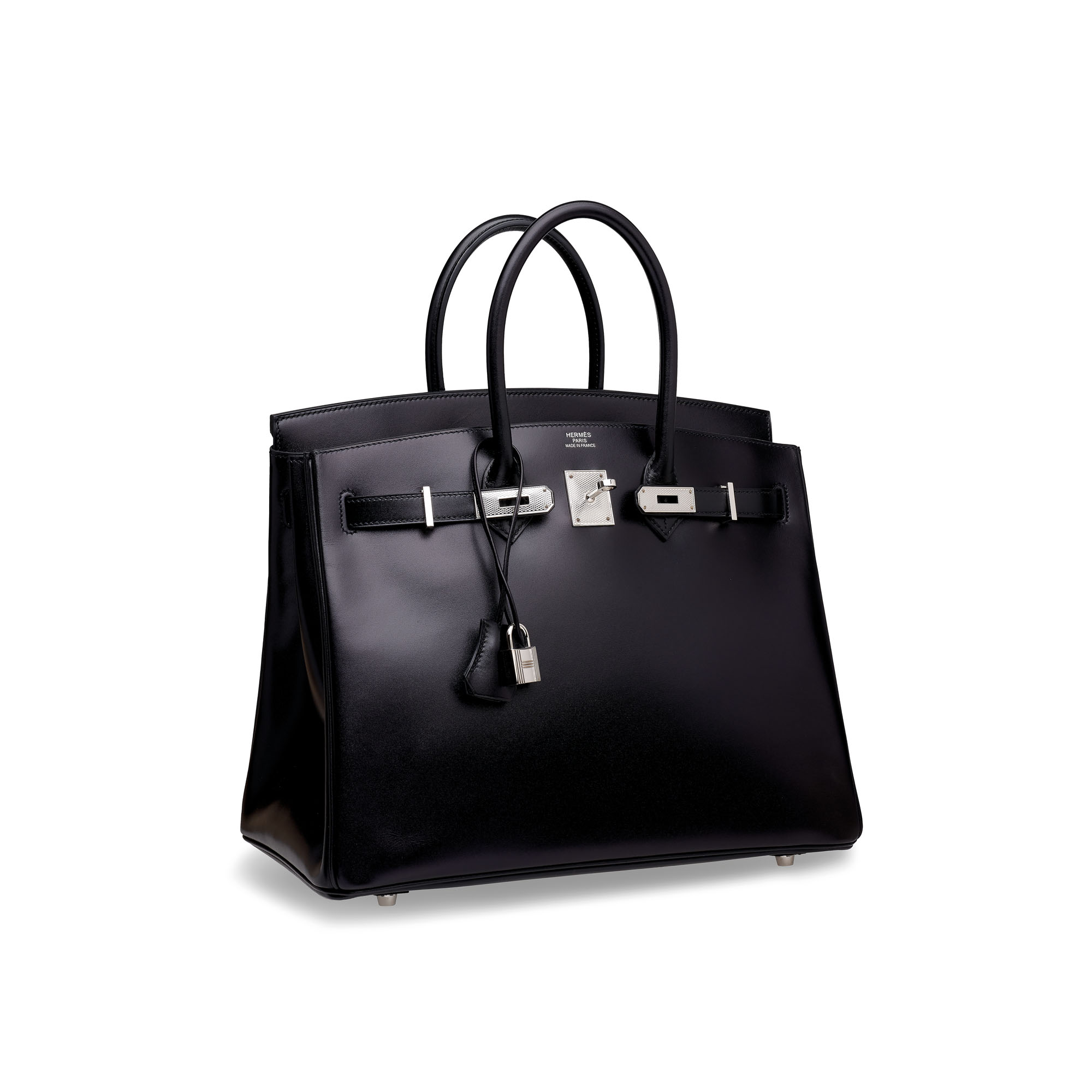A LIMITED EDITION BLACK CALF BOX LEATHER BIRKIN 35 WITH GUILLOCHÉ