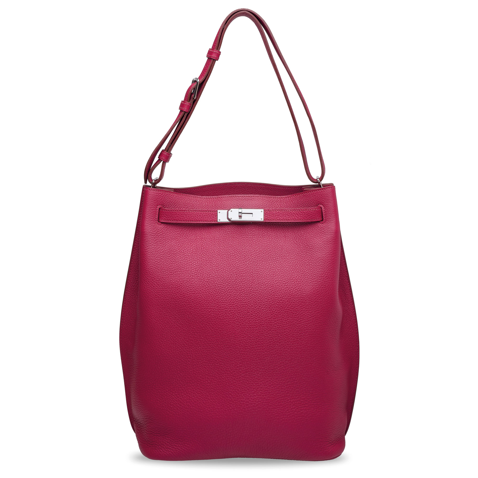A RUBIS TOGO LEATHER SO KELLY 26 WITH PALLADIUM HARDWARE HERM S