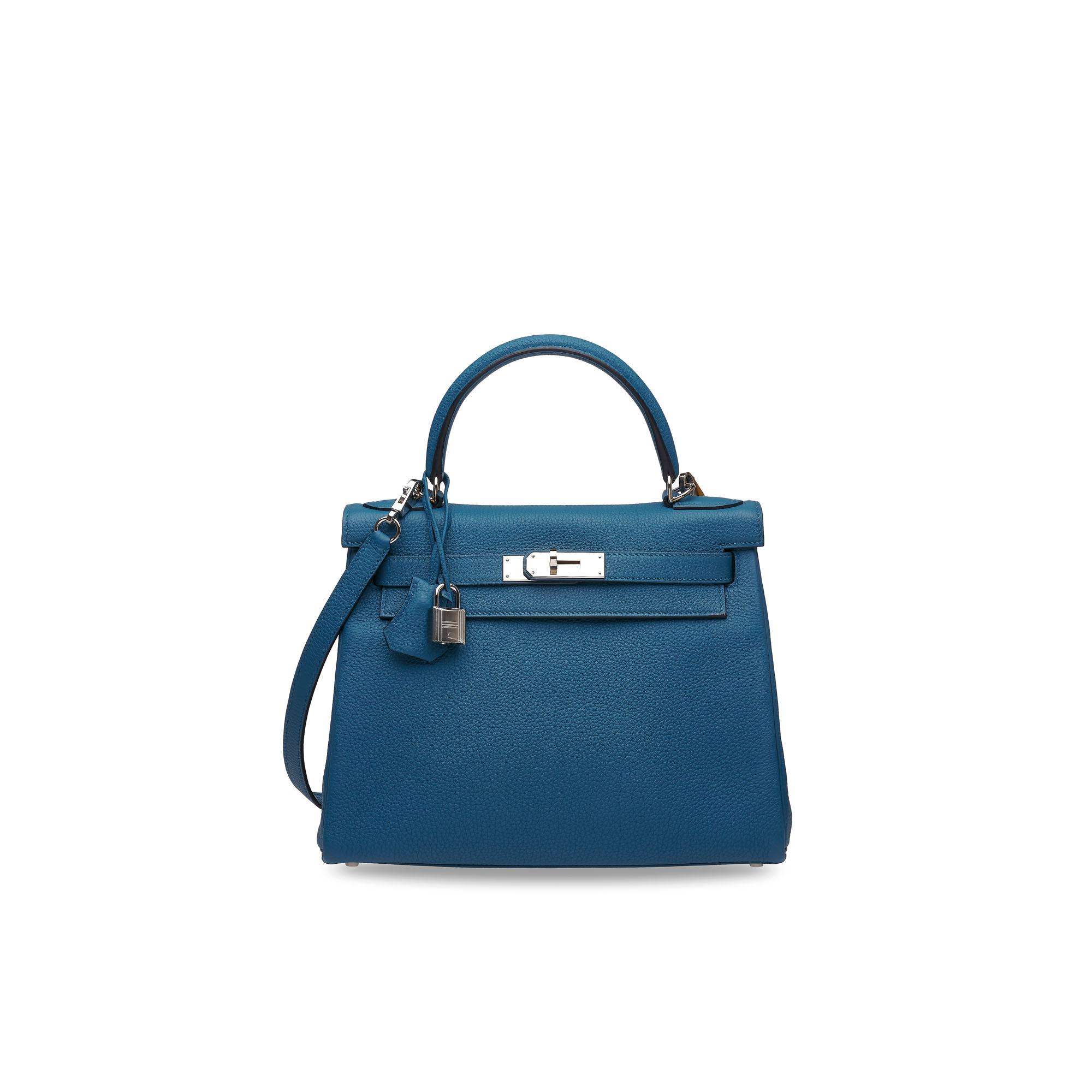 Cobalt ostrich mini on sale kelly