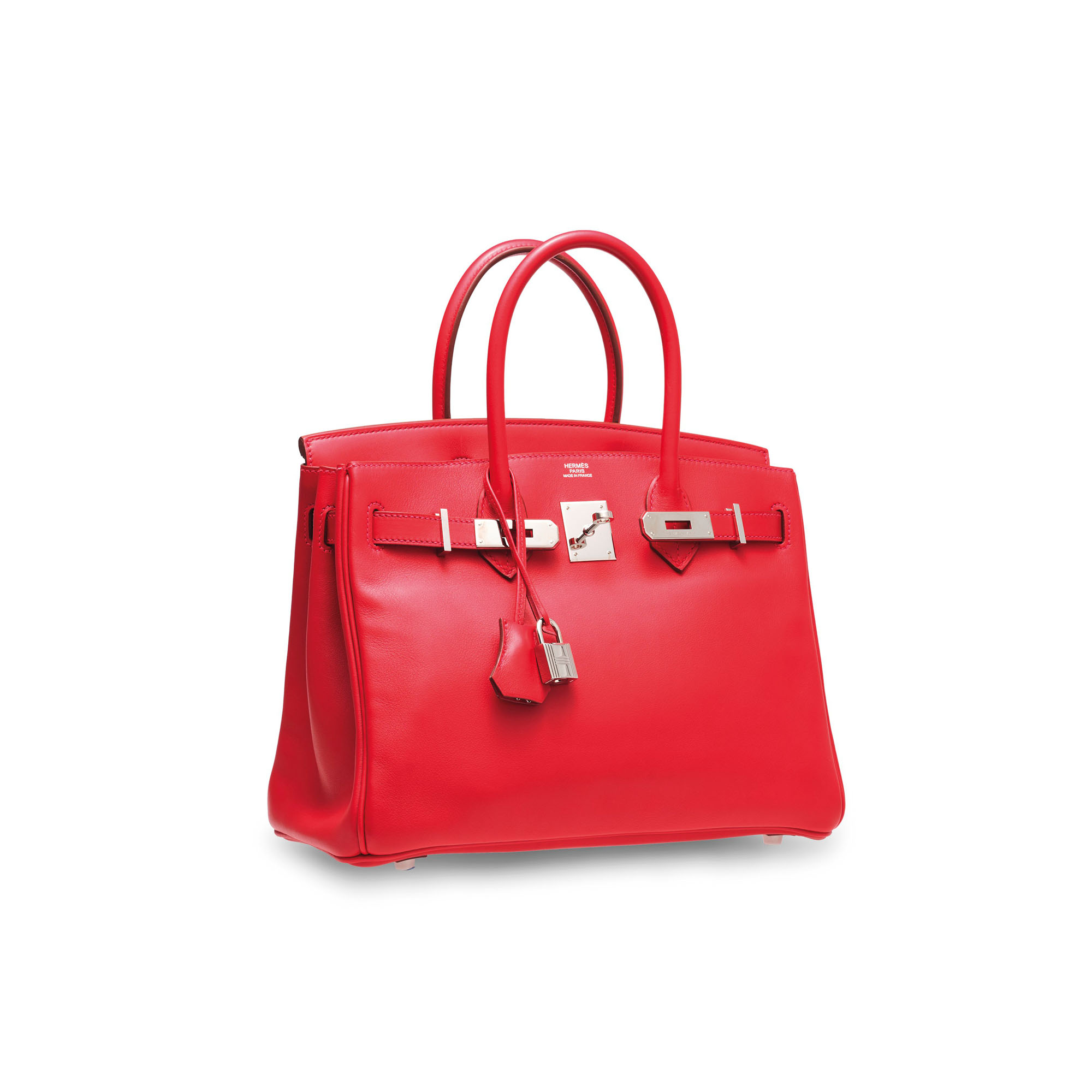 Hermes Birkin 30 Rouge Vif Togo Palladium Hardware