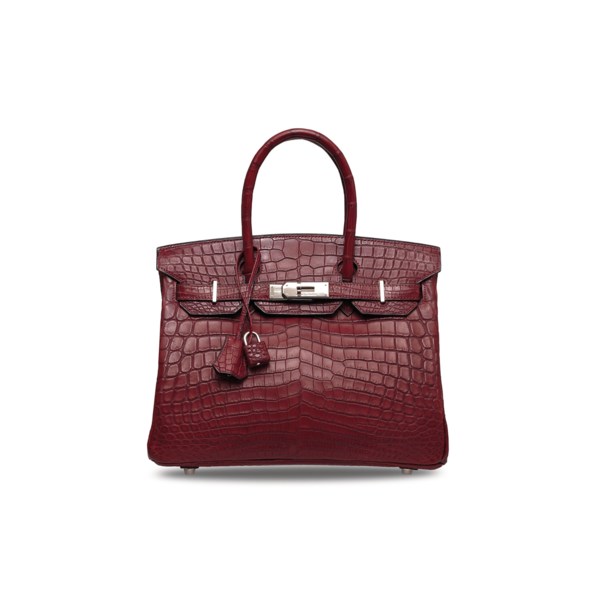 Hermès Black Matte Niloticus Crocodile Birkin 30 Palladium Hardware, 2011  Available For Immediate Sale At Sotheby's