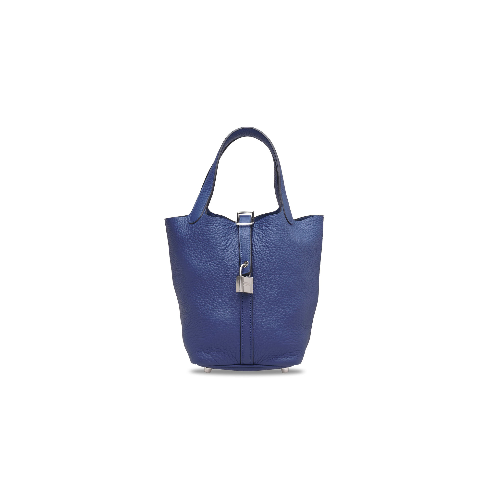 A BLEU HYDRA SWIFT LEATHER BIRKIN 25 WITH PALLADIUM HARDWARE