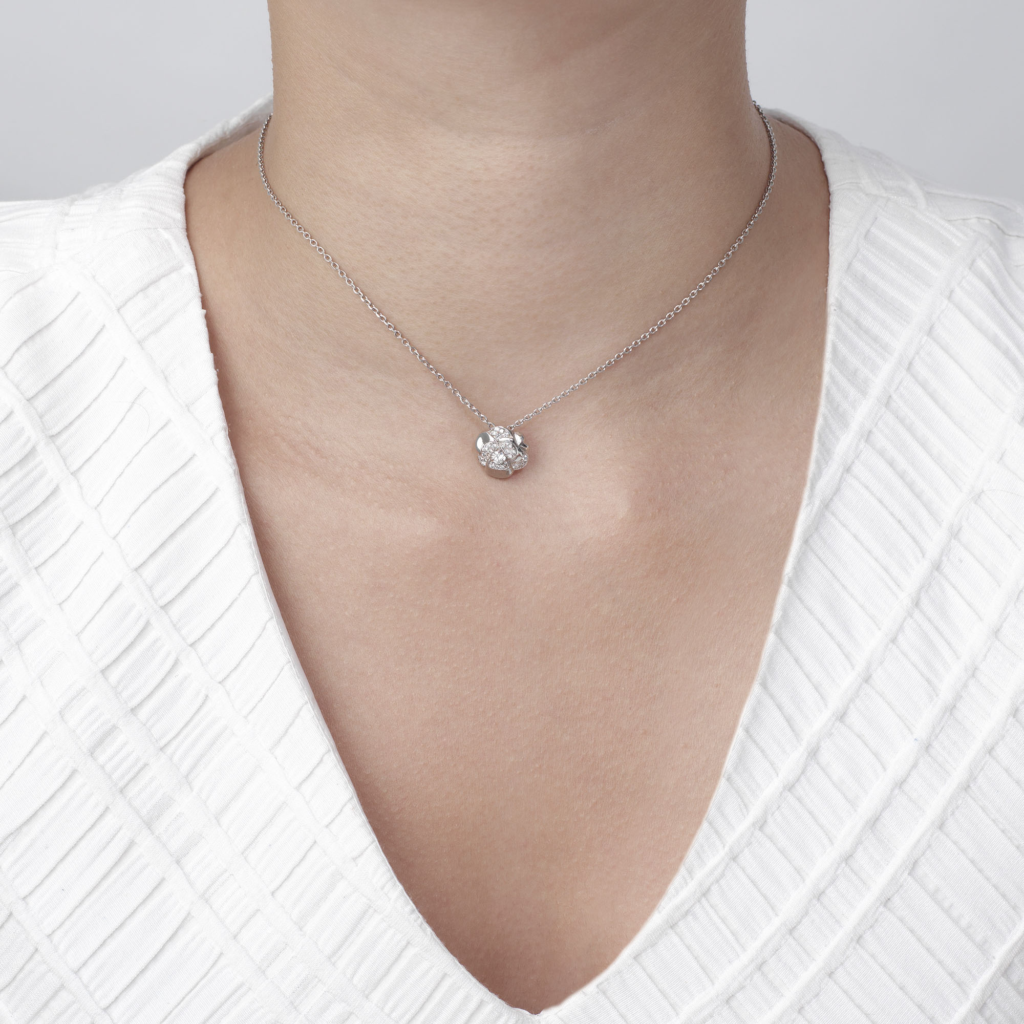 CHANEL 'CAMELLIA' DIAMOND PENDANT NECKLACE, | Christie's