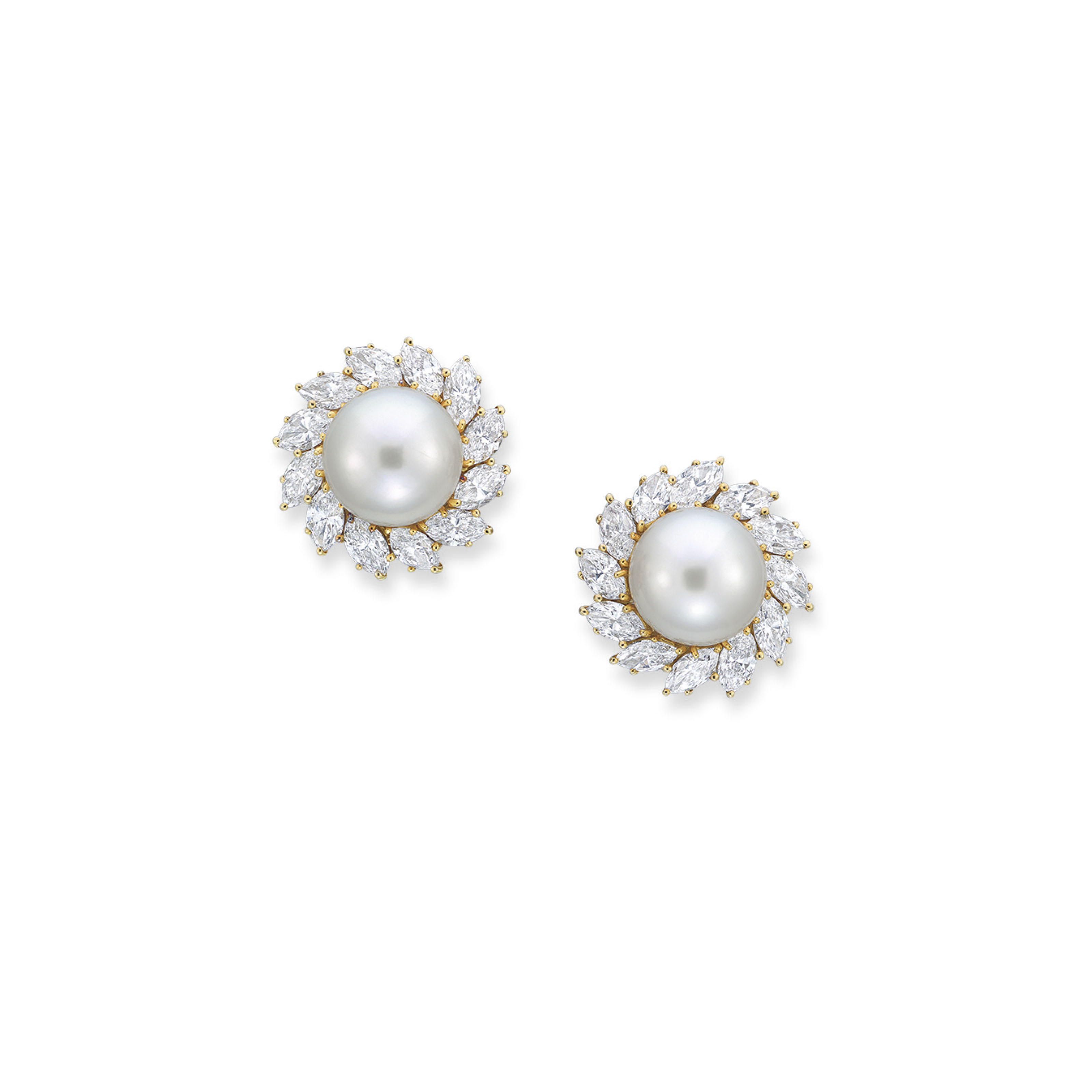Harry winston pearl earrings sale