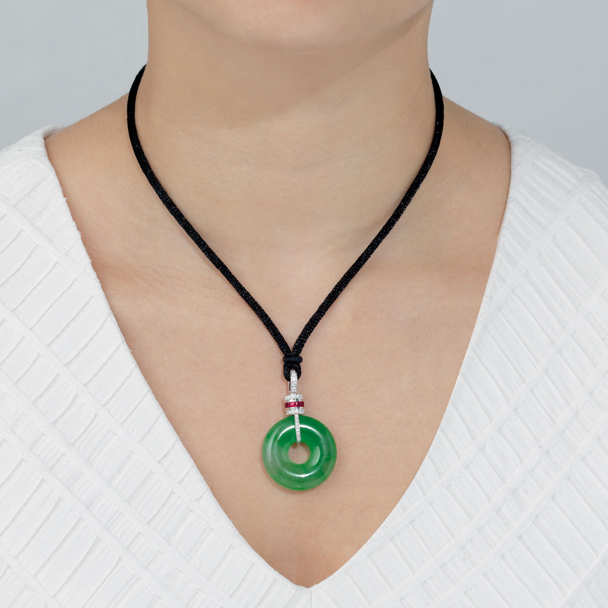 Jade piece necklace clearance