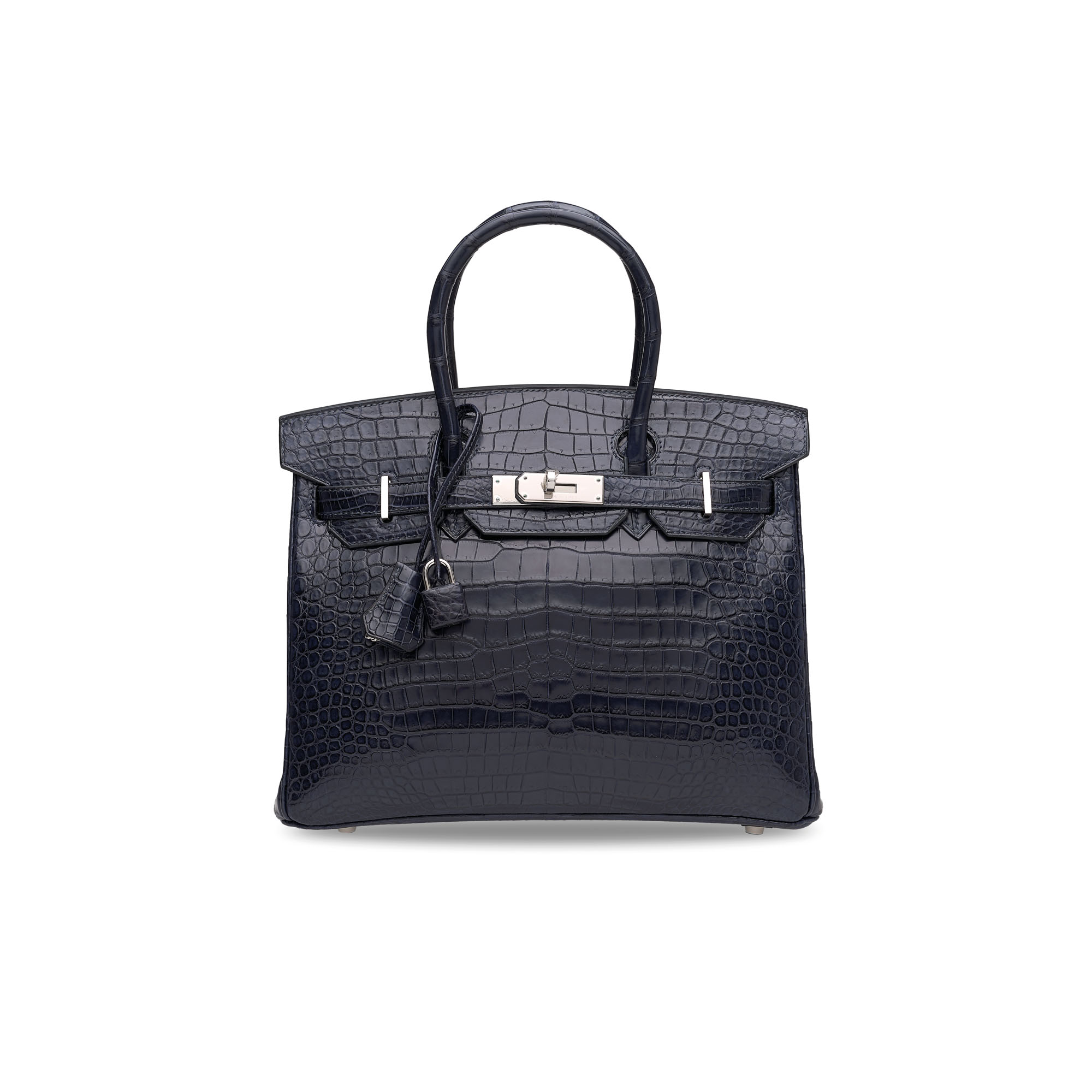 Birkin 30 Porosus Crocodile Blue Tempete