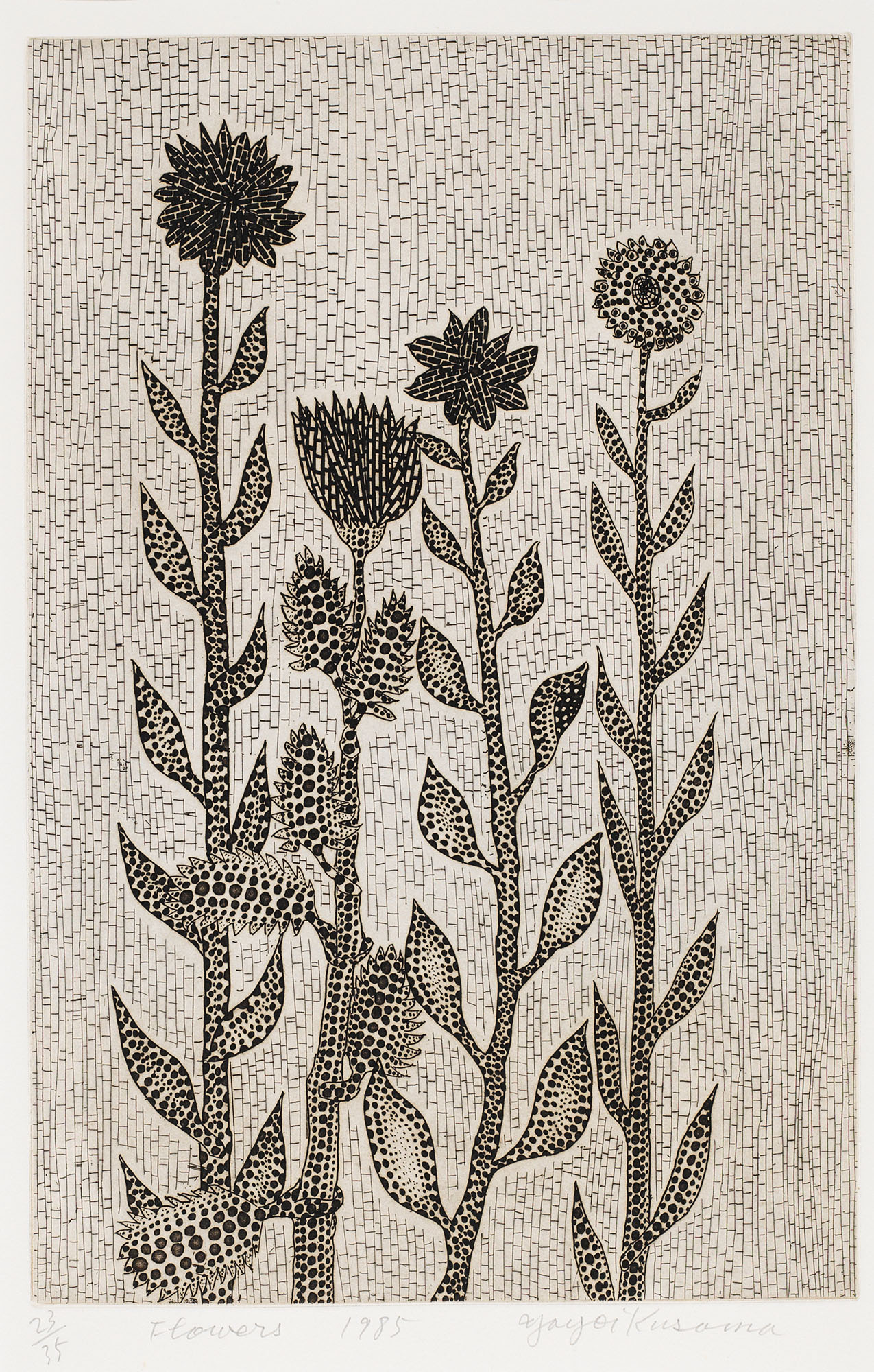 YAYOI KUSAMA (B. 1929), Buried in a Flower Garden | Christie's