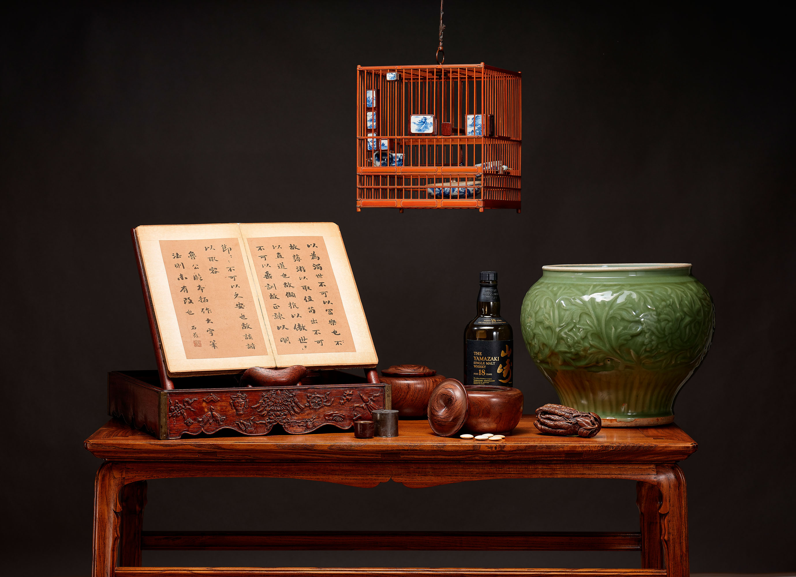 【墨研】古玩 硯箱⑨◆紫檀葡萄玉杢硯箱◆時代物◆文房四宝 文人趣味 文箱 唐木 墨研】古玩 硯箱⑨◇紫檀葡萄玉杢硯箱◇時代物◇文房四宝 文人