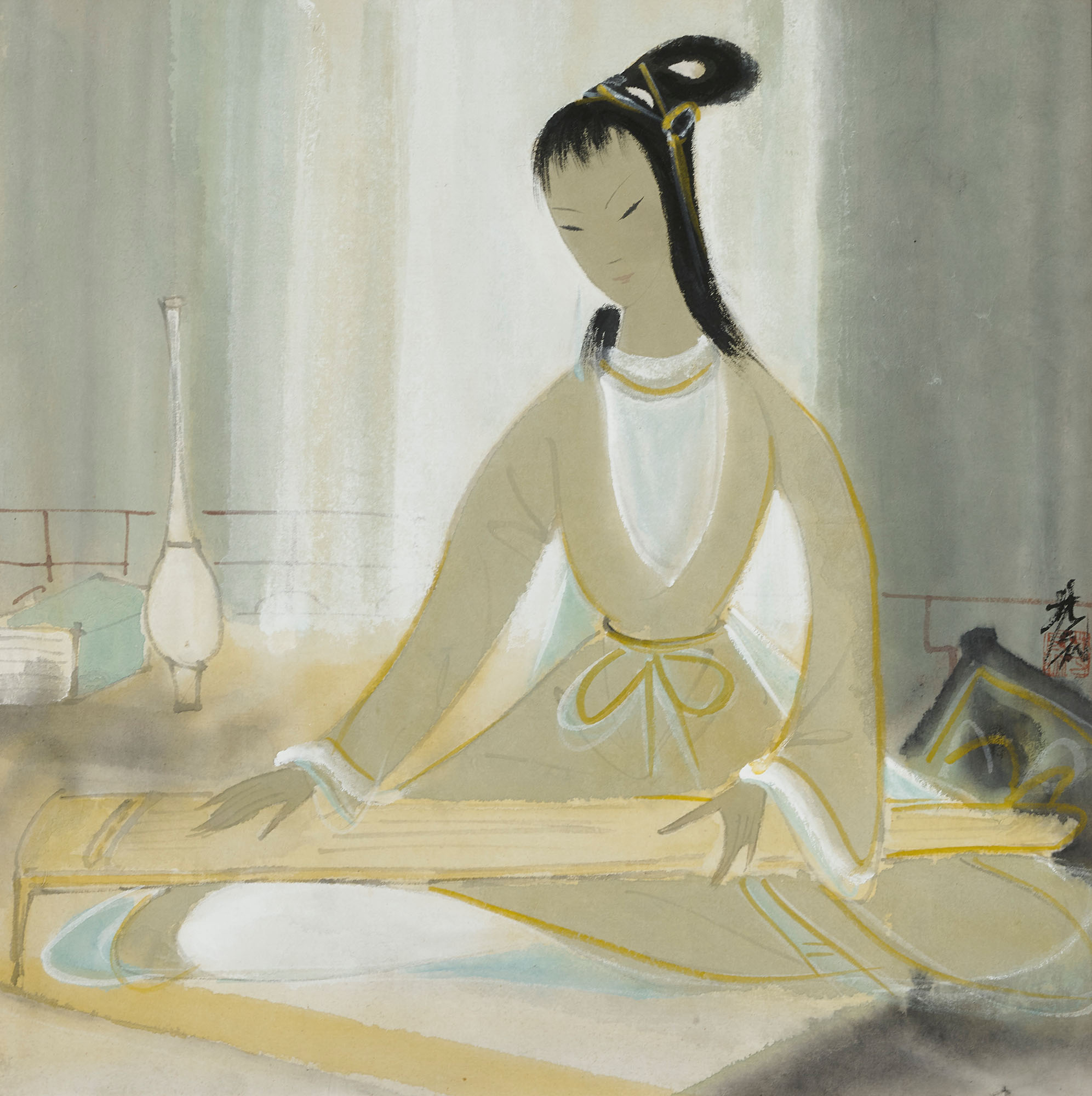 吳湖帆 雙片 吳湖帆（1894-1968）, 行書七言聯| Christie's