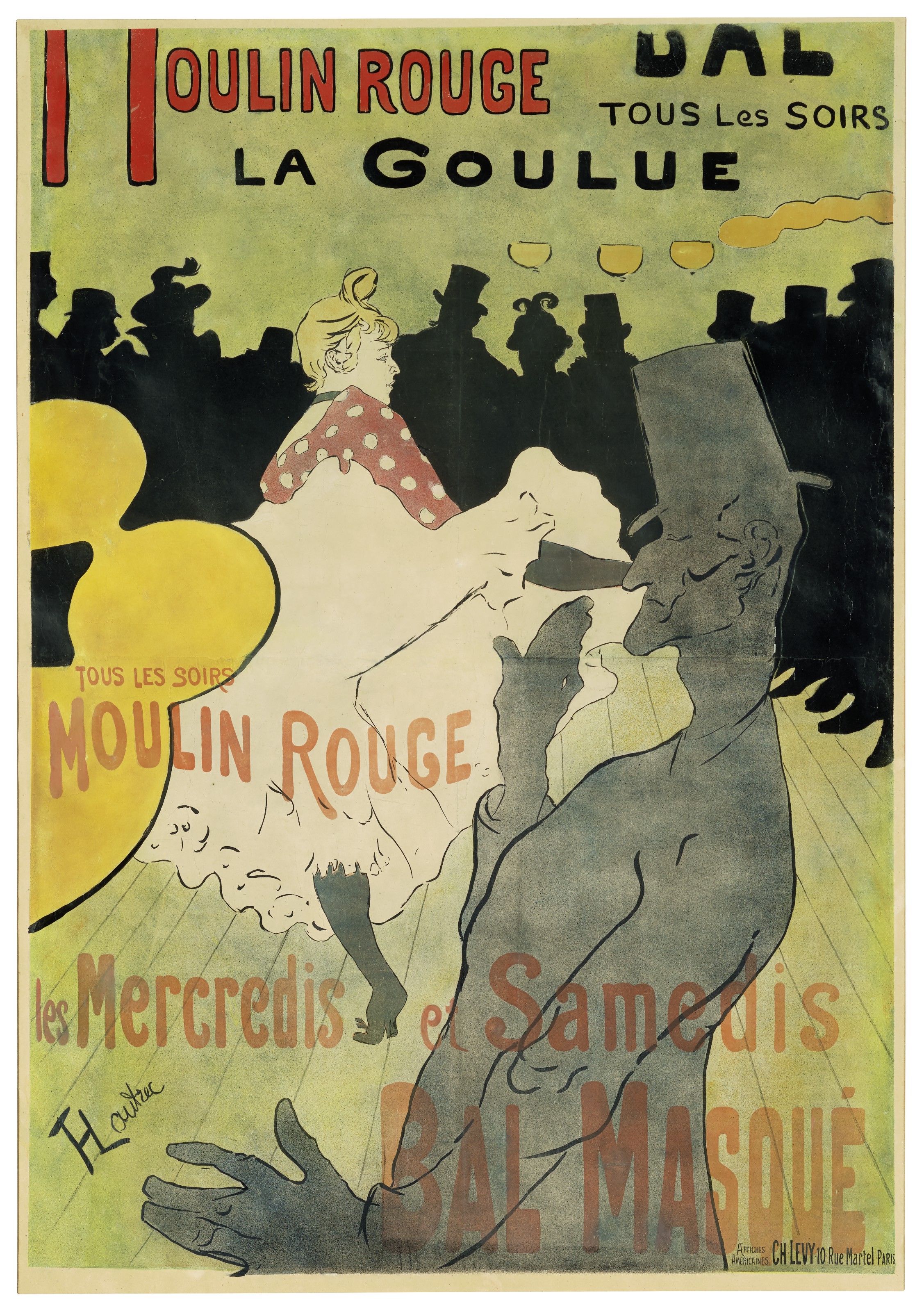HENRI DE TOULOUSELAUTREC (18641901), Moulin Rouge La Goulue