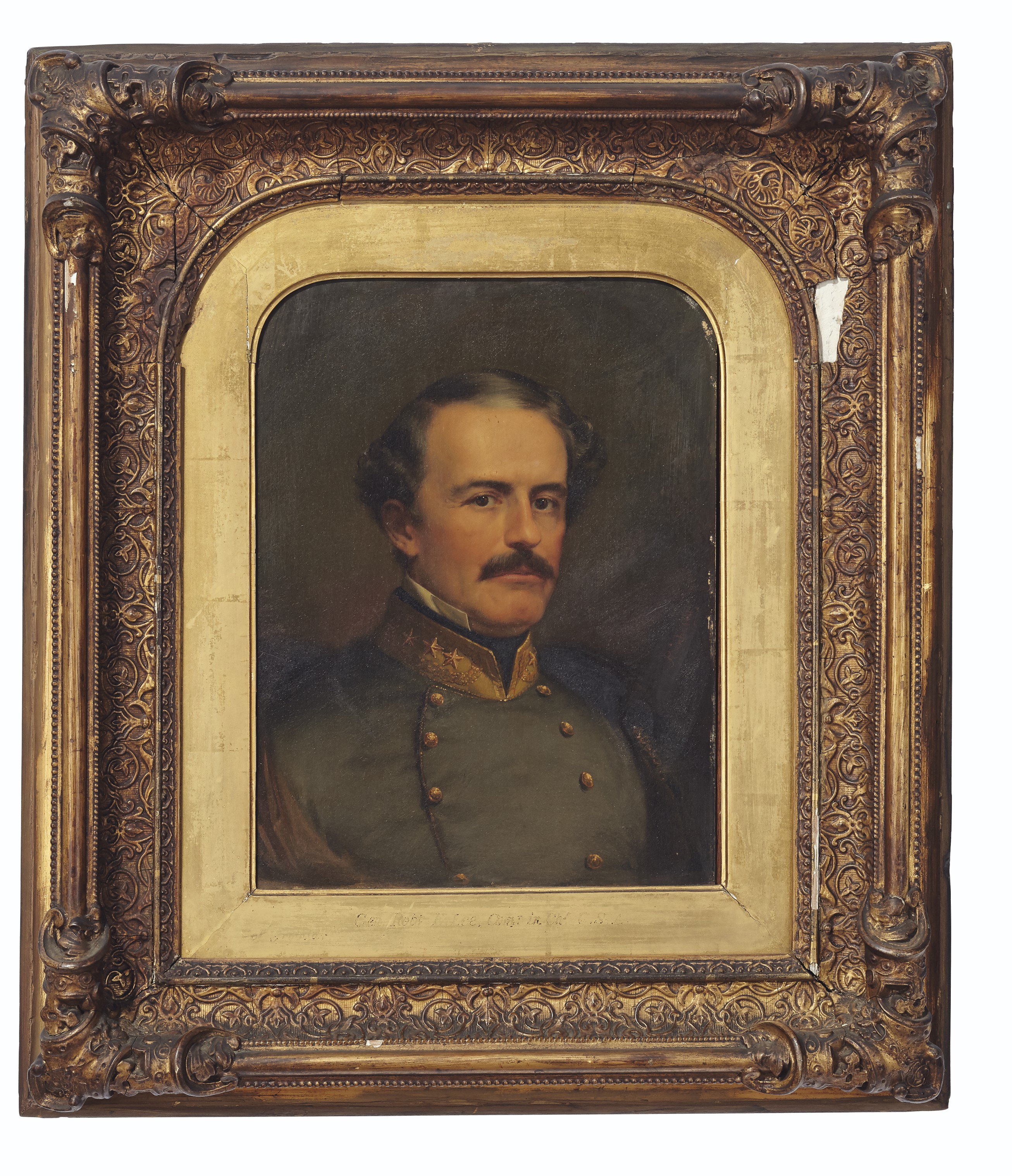 Benjamin Franklin Reinhart 1829 1885 Portrait Of Robert E Lee