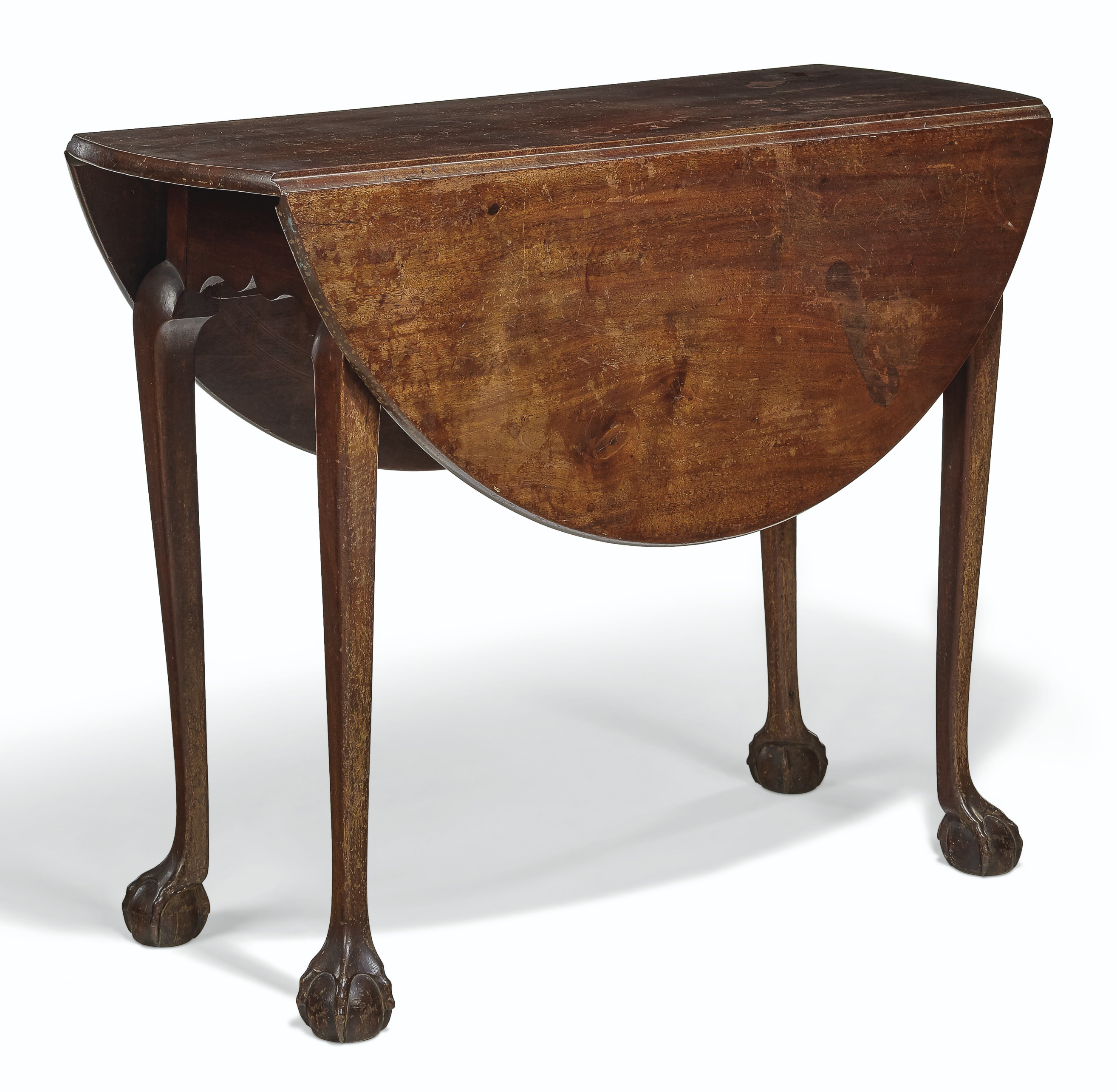 Chippendale drop outlet leaf table