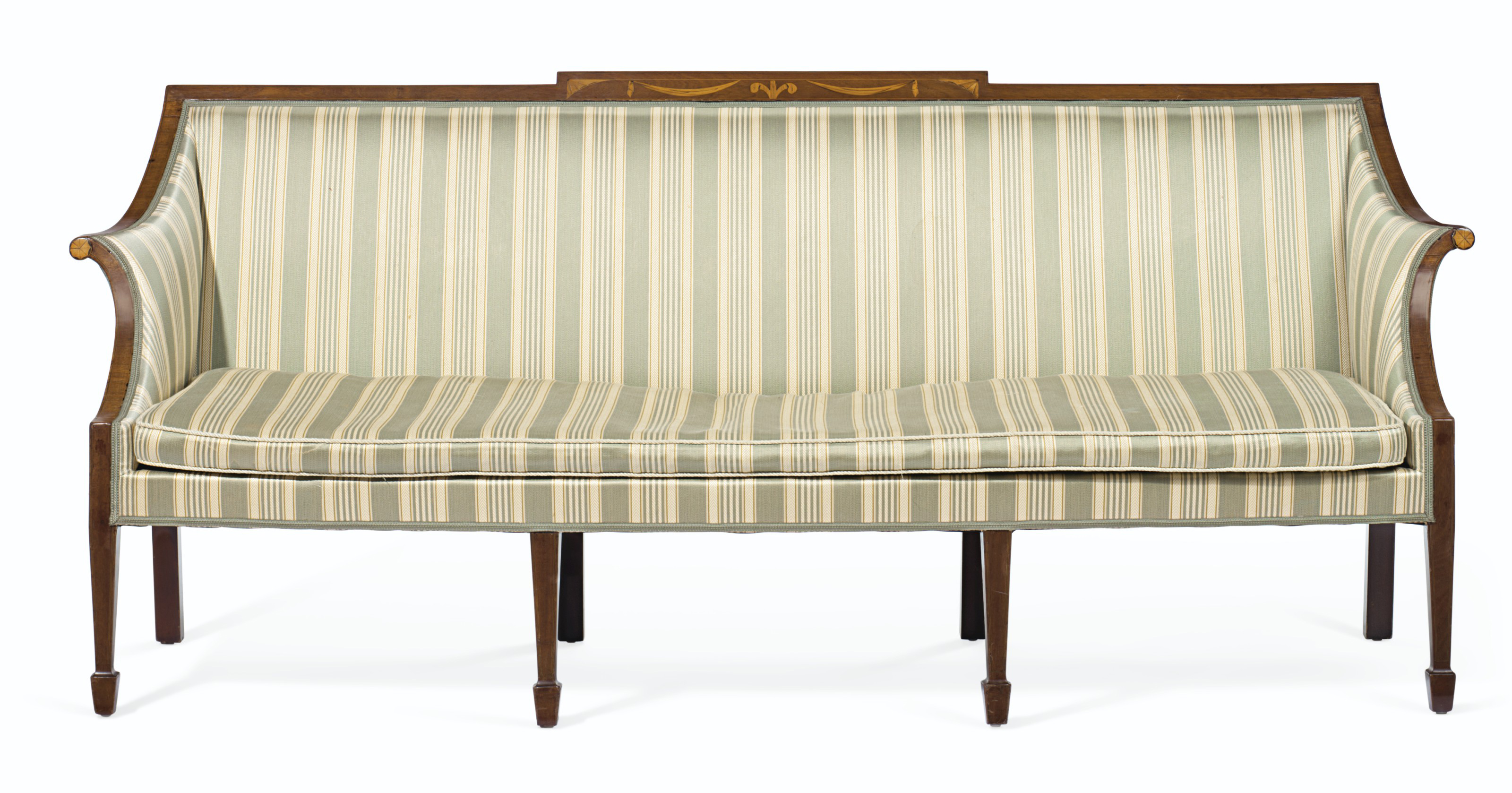 A Federal Inlaid Mahogany Sofa New York Circa 1800 United