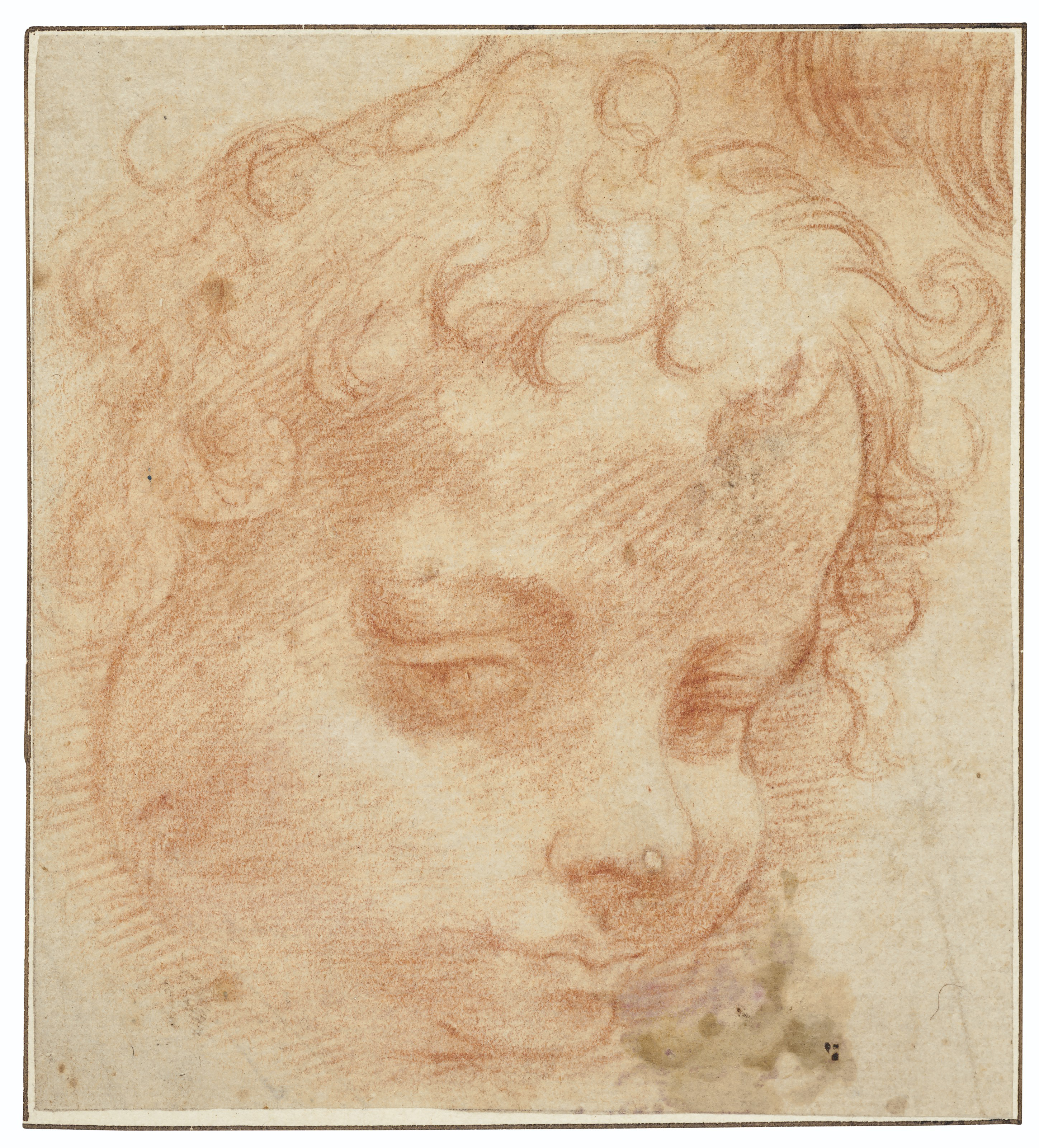 Head of a putto