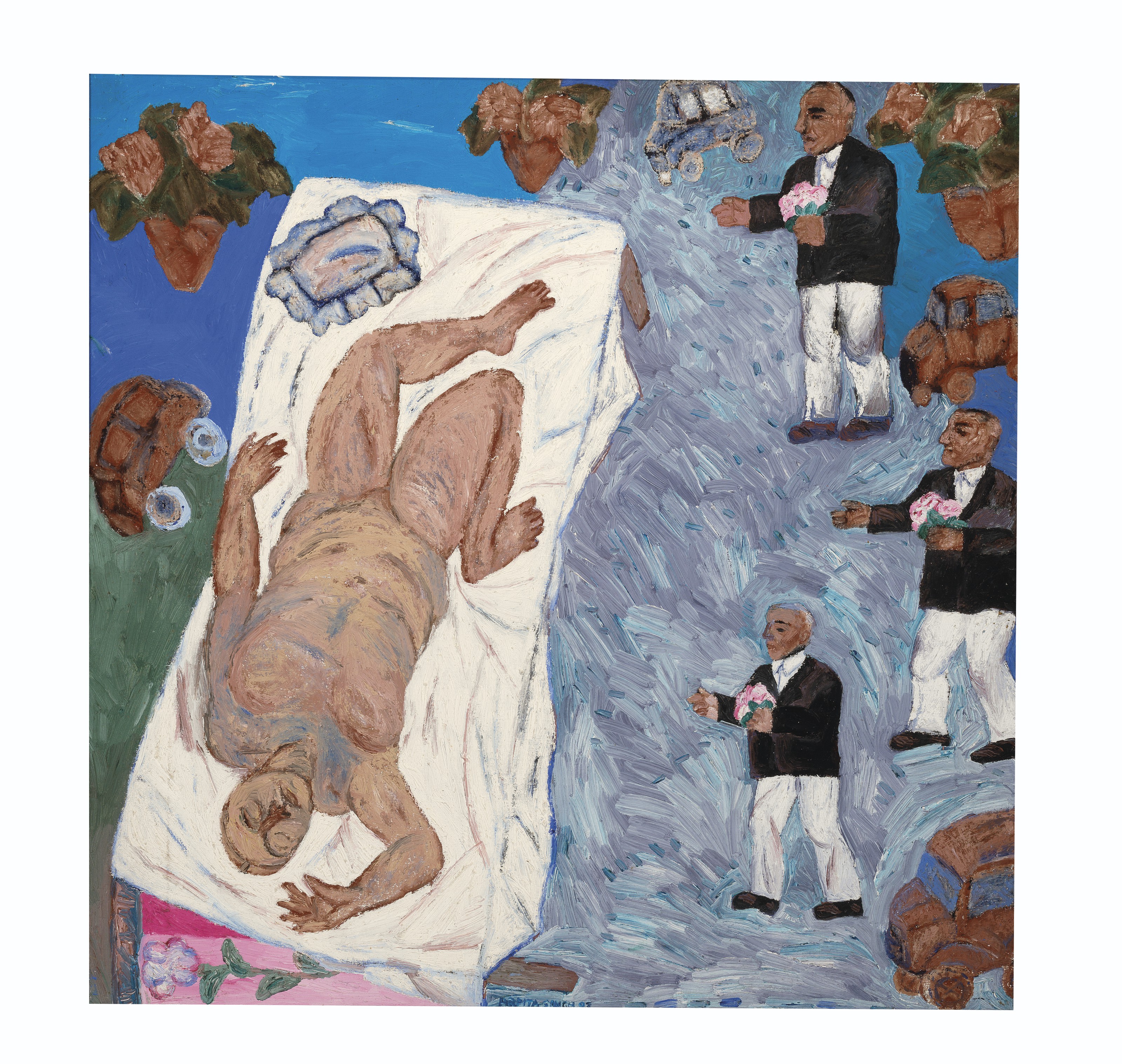 Catalog image of Man Carrying Flowers
