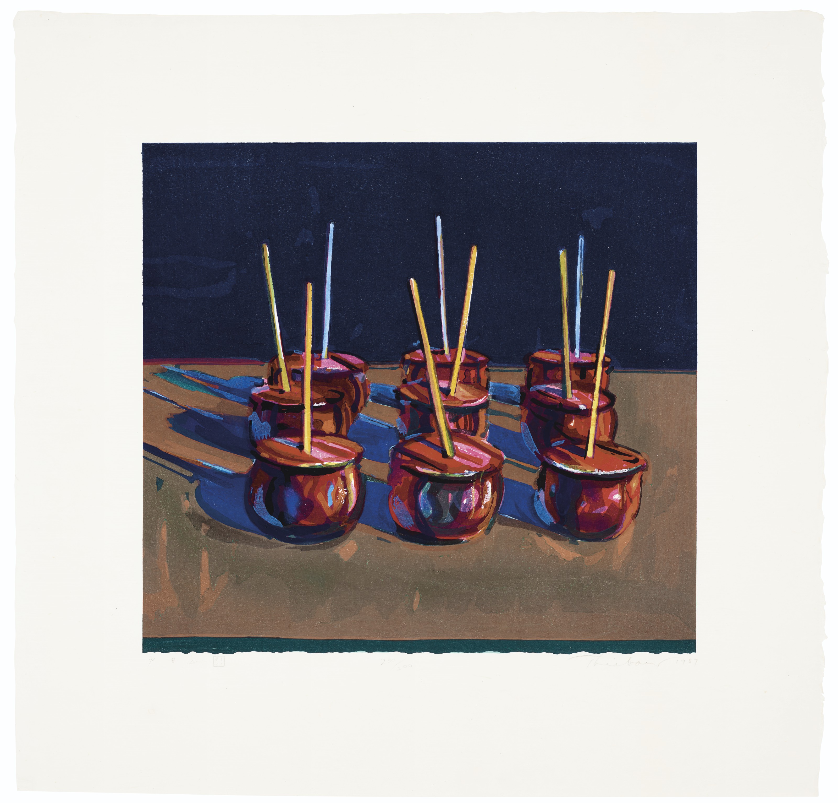 WAYNE THIEBAUD (B. 1920) , Candy Apples Christie's