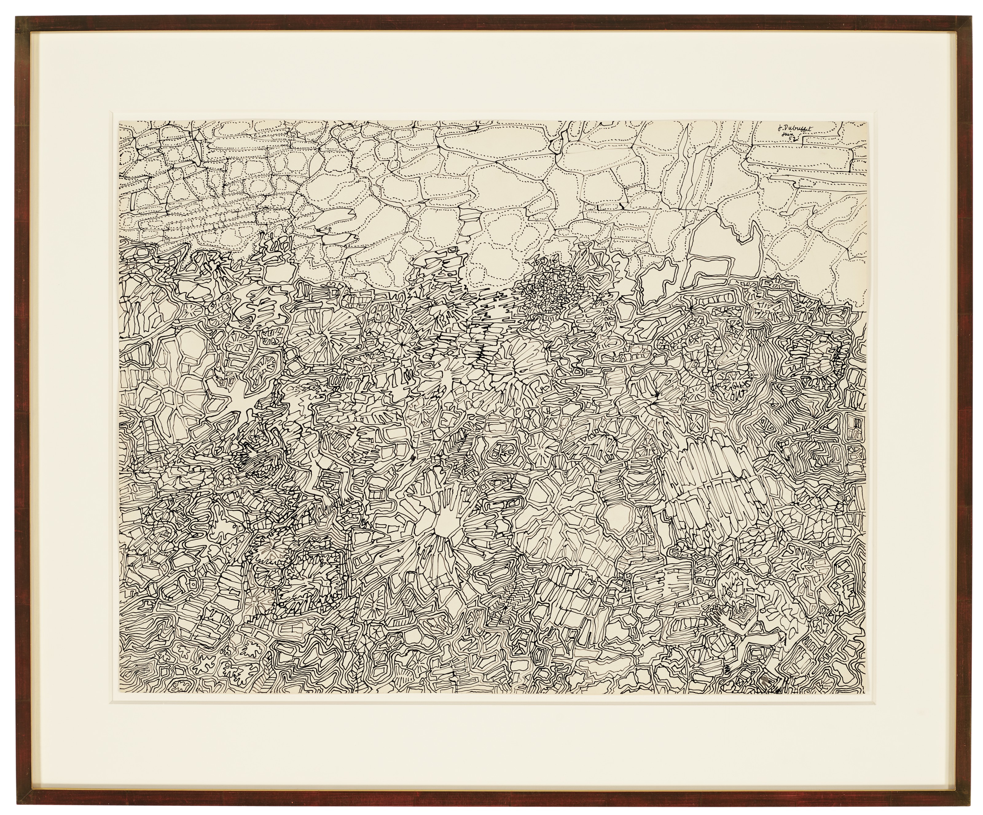 Jean Dubuffet (1901-1985), Paysage avec deux personnages | Christie's