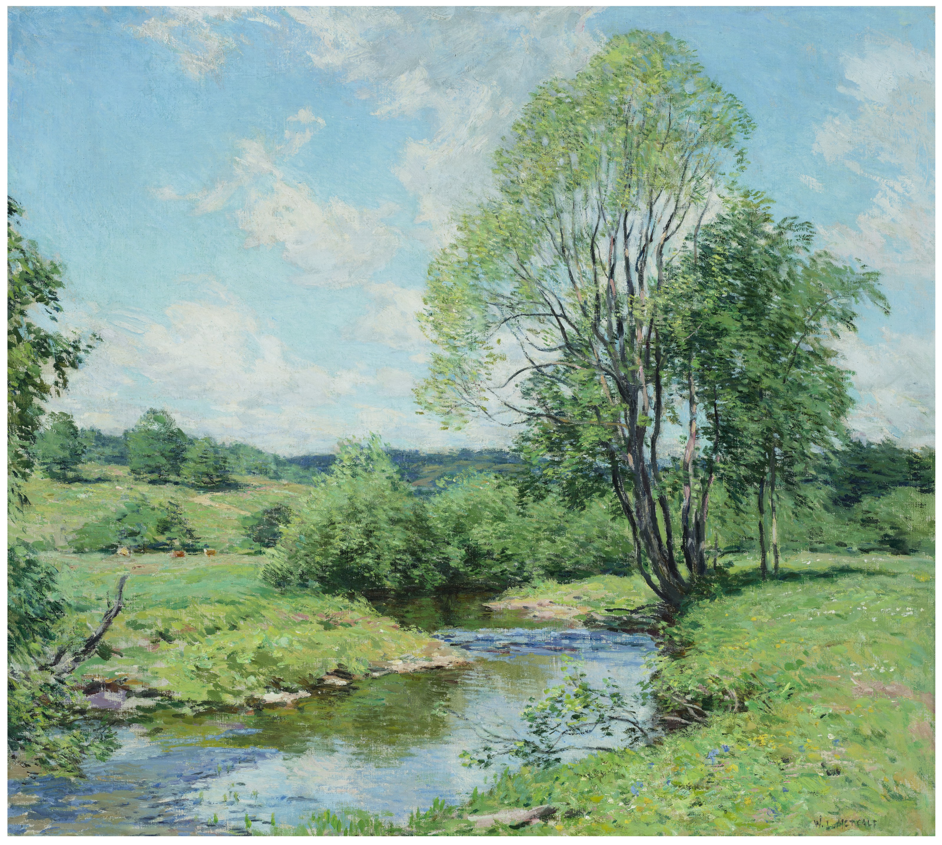 Willard Leroy Metcalf (18581925), Green Idleness Christie’s