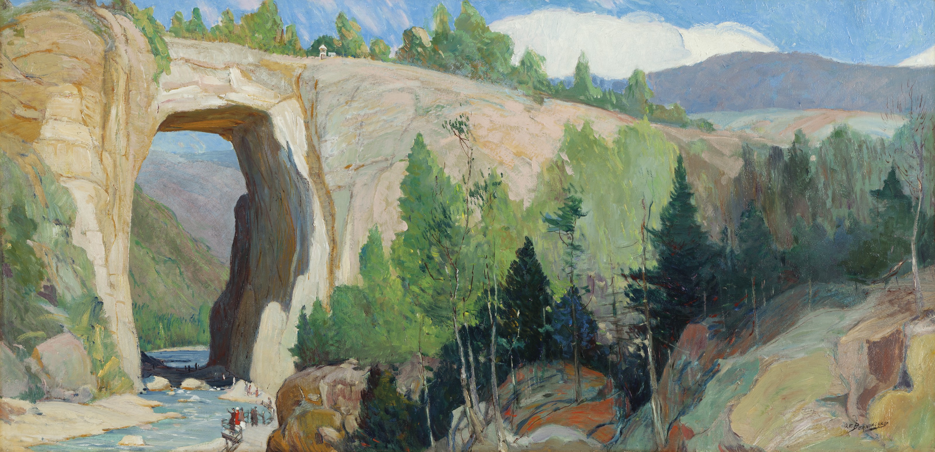 Oscar Edmund Berninghaus (18741952), Natural Bridge Christie’s