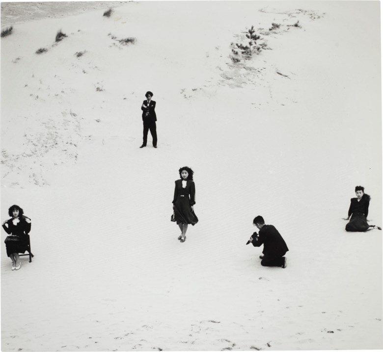 Shoji Ueda (b. 1913), Models and Artistic Photographers, 1949. Sheet 14 x 11  in (35.5 x 27.9  cm). Estimate $5,000-7,000. Offered in Photographs on 31 March 2020 at Christie’s in New York