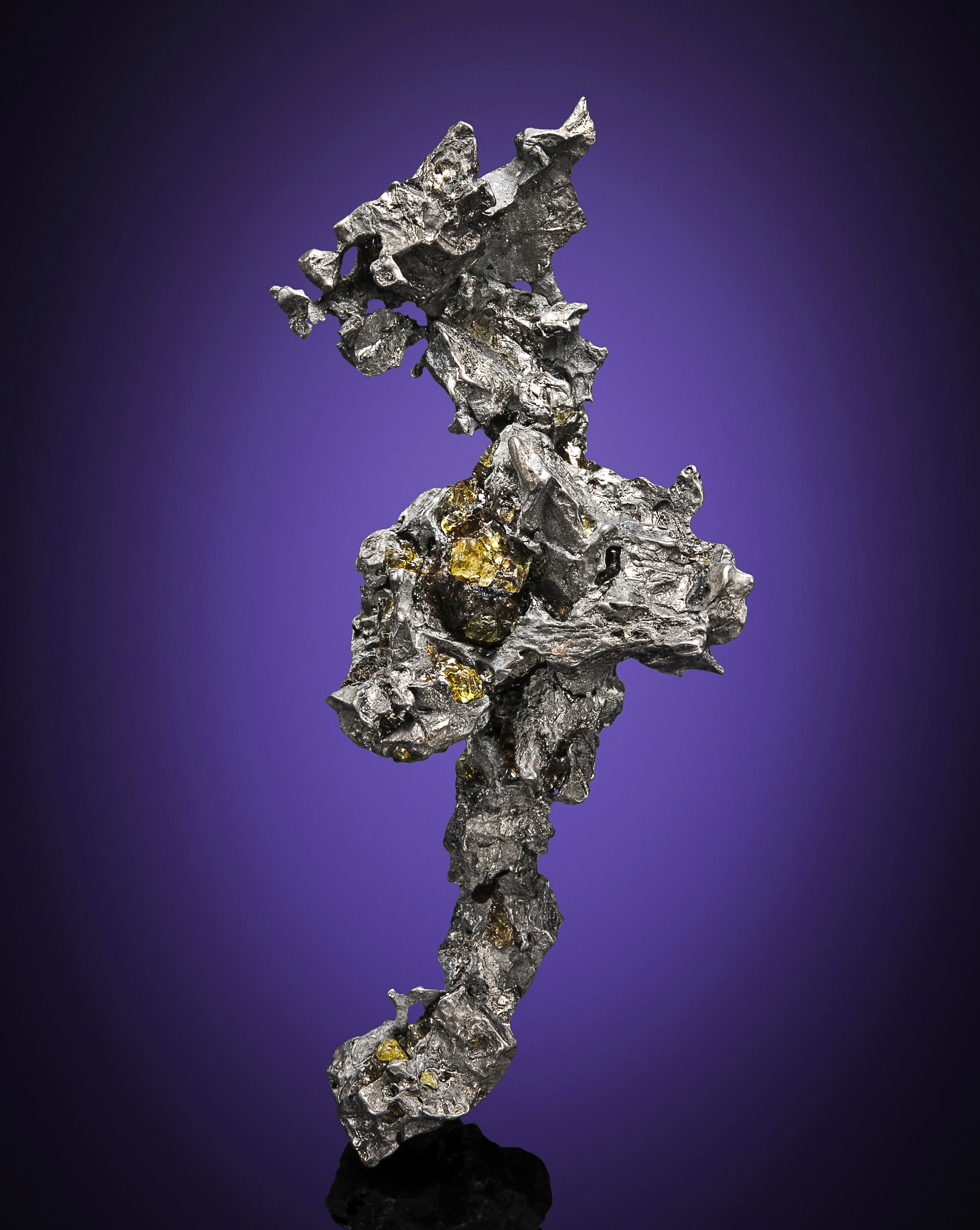 AN ELONGATED ADMIRE METEORITE NODULE WITH EXTRATERRESTRIAL GEMSTONES ...