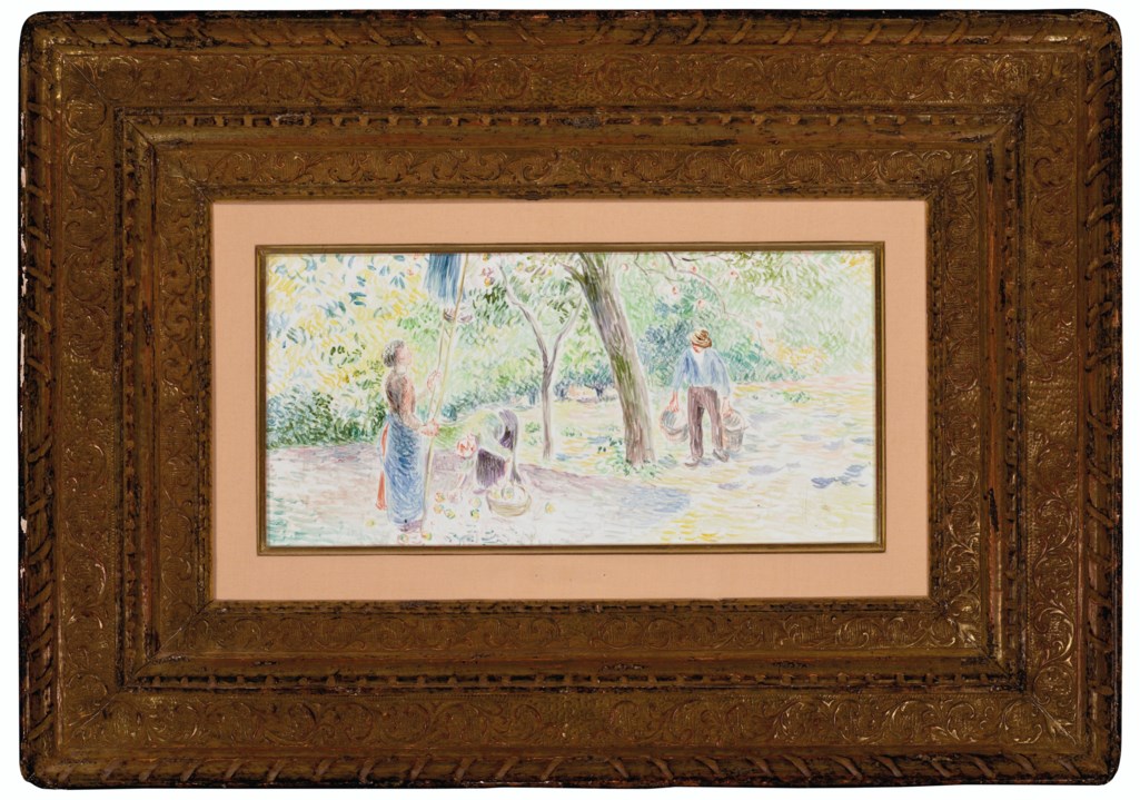 camille pissarro 1830 1903 la cueillette des pommes christie s