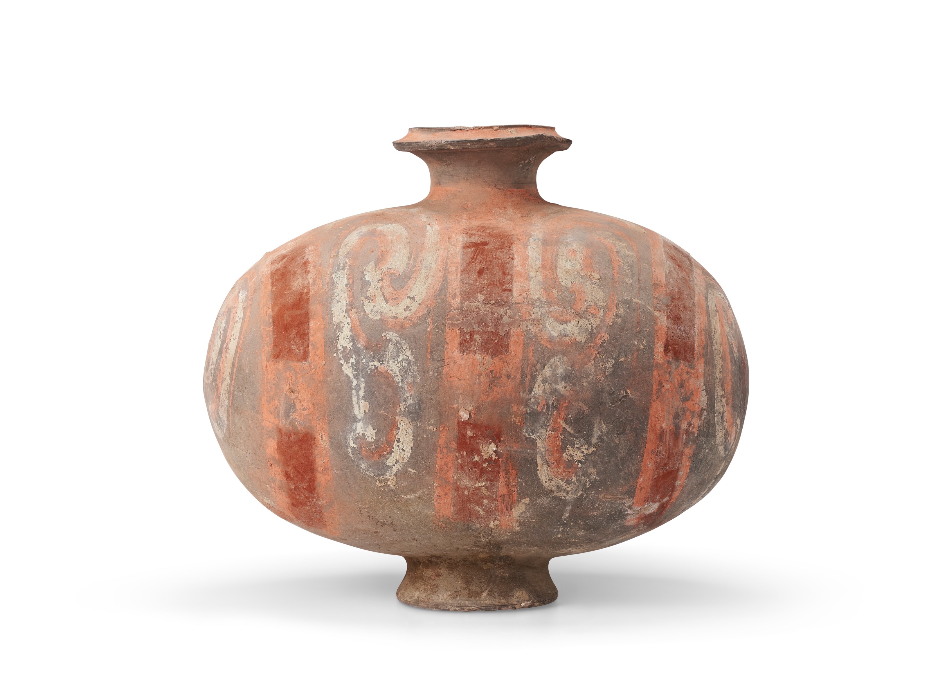 Chinese Han Dynasty Cocoon Jar