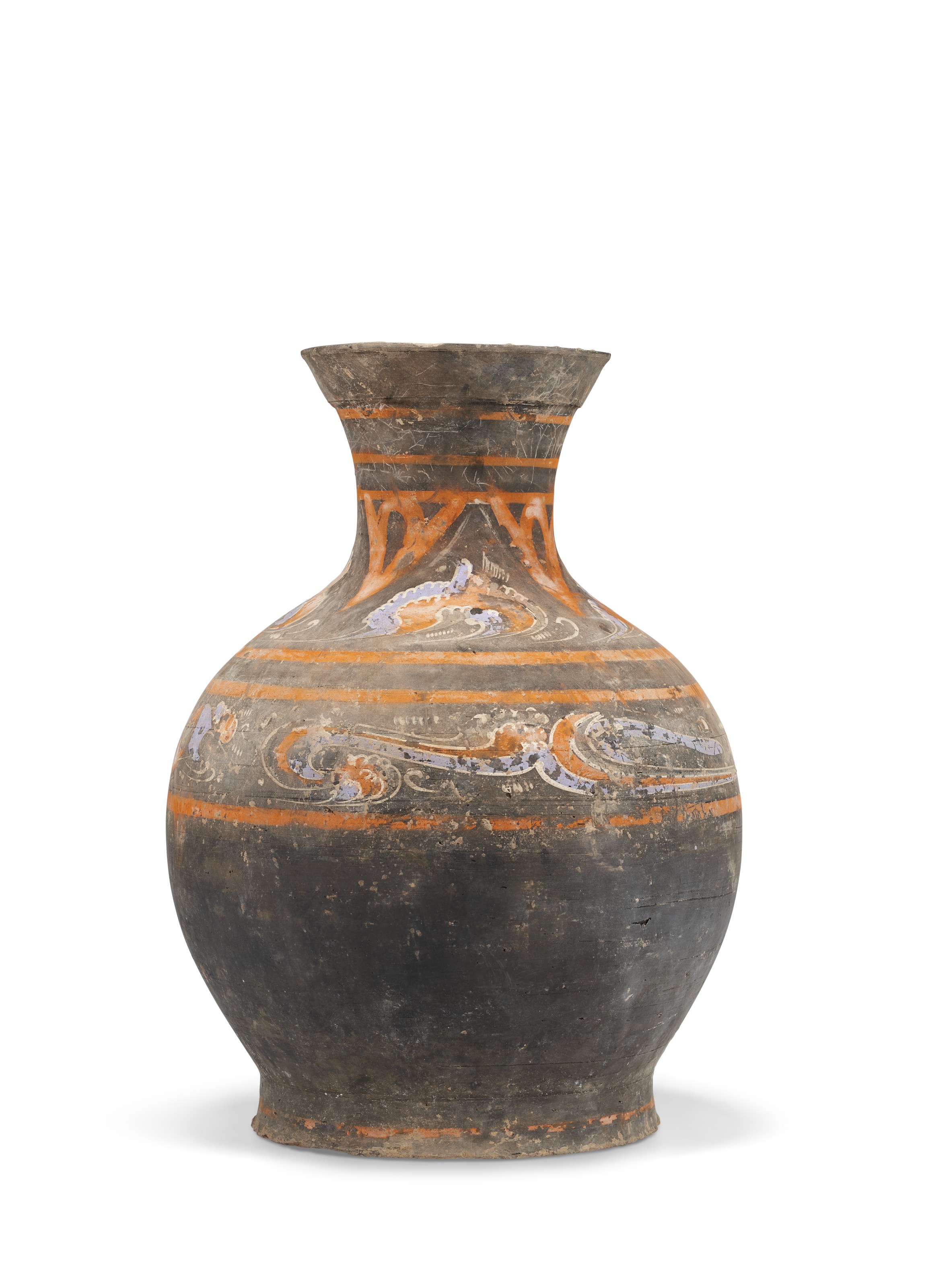 A PAINTED POTTERY JAR, HAN DYNASTY (206 BC-AD 220) | Christie's
