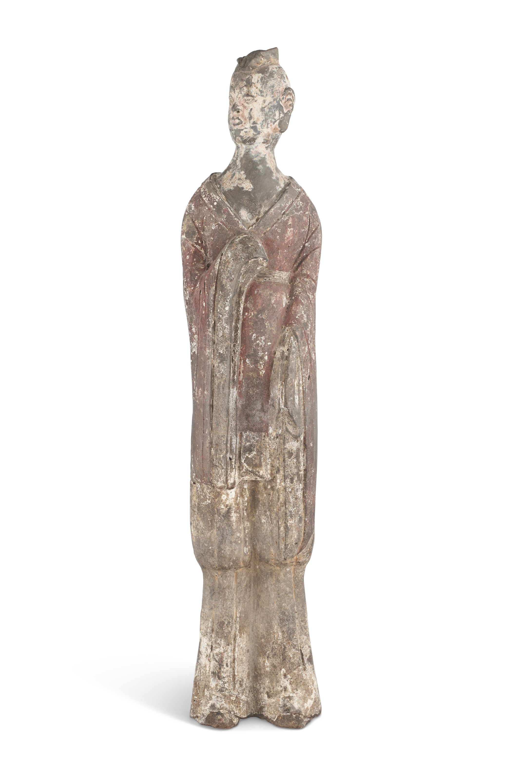 北魏時代（5－6世紀）仕女俑 伝世品焼物 陶器 中国美術 唐物