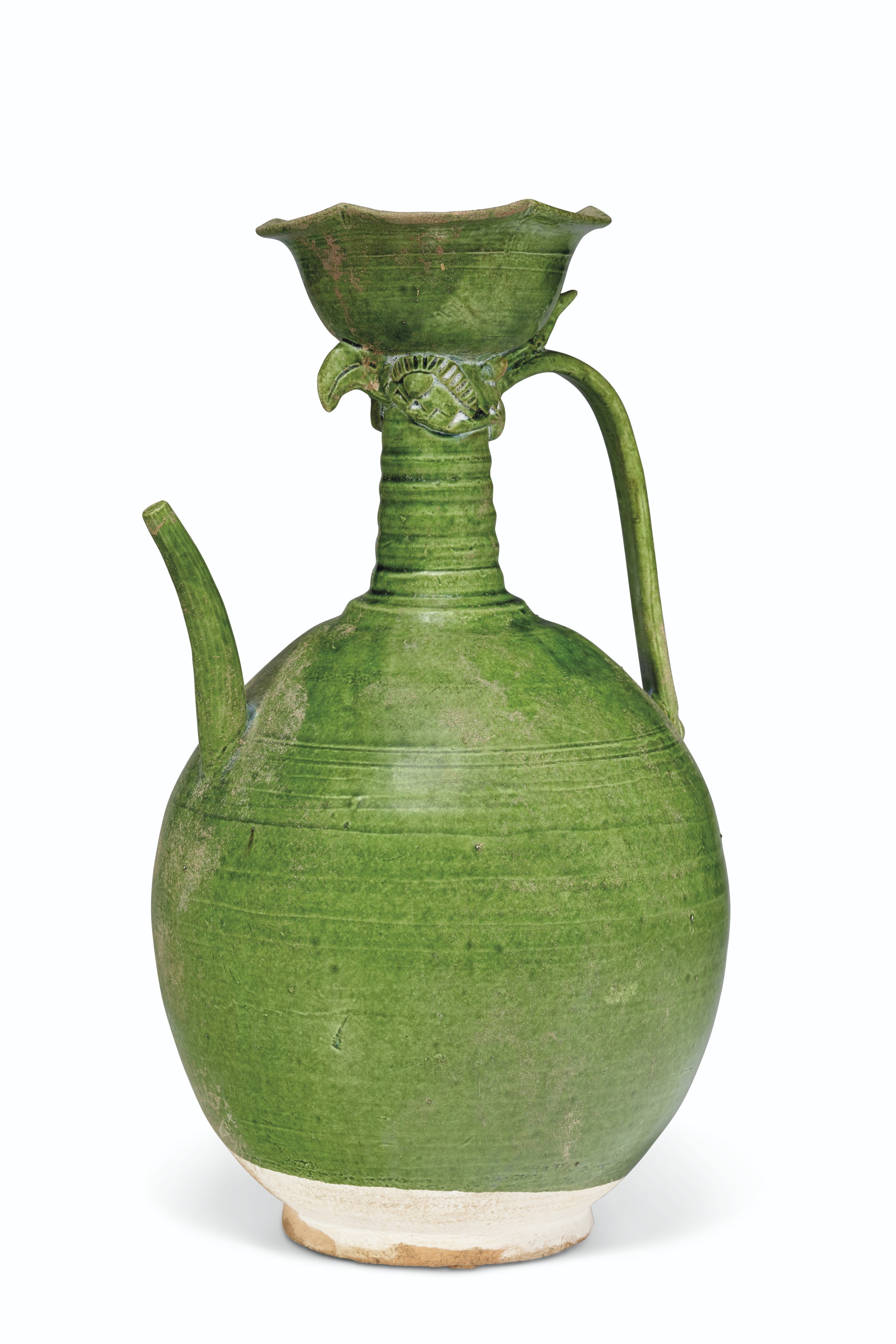 辽或以后绿釉凤首执壶, LIAO DYNASTY (AD 907-1125) OR LATER | Christie's