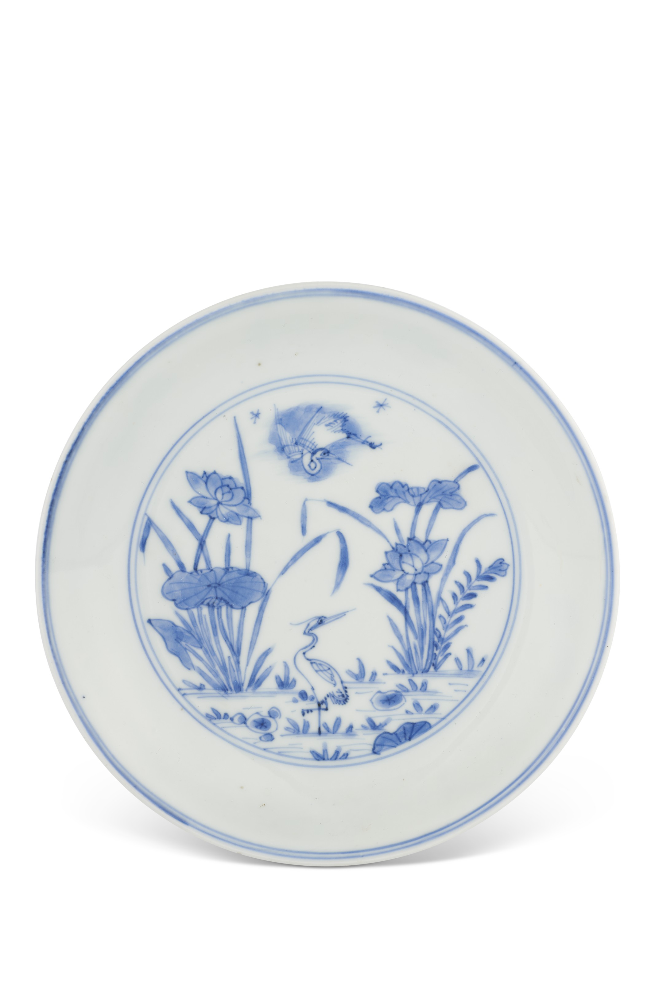 清康熙青花一路连科图小盘, KANGXI PERIOD (1662-1722) | Christie's
