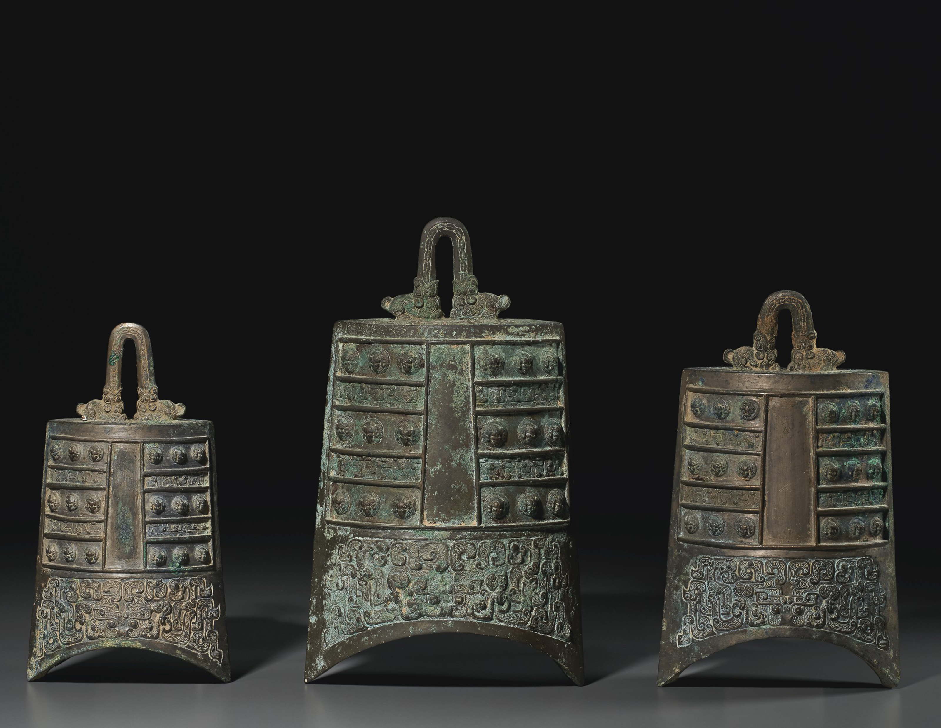 THREE BRONZE BELLS, ZHONG