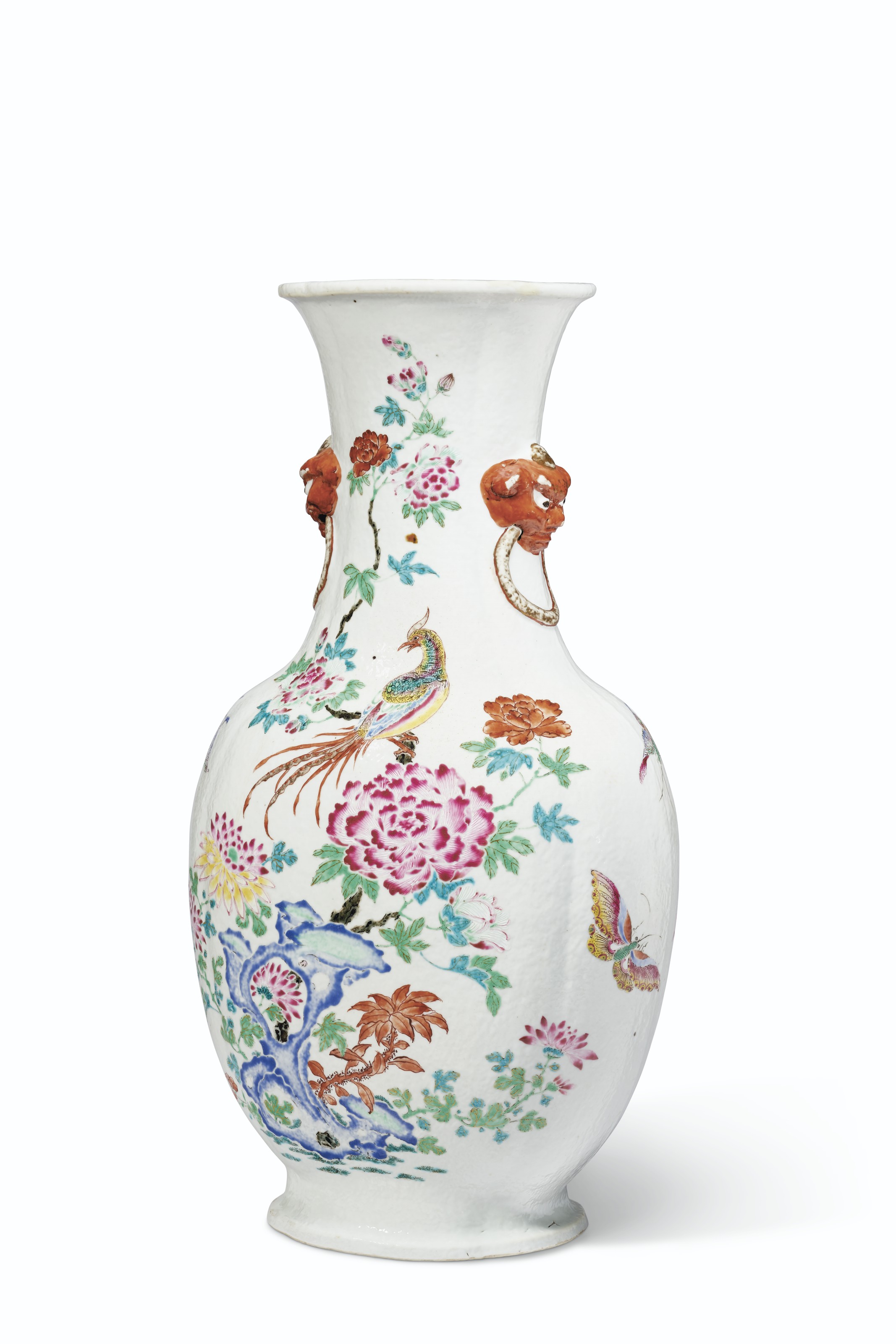 A LARGE FAMILLE ROSE VASE , QIANLONG PERIOD (17361795) Christie's
