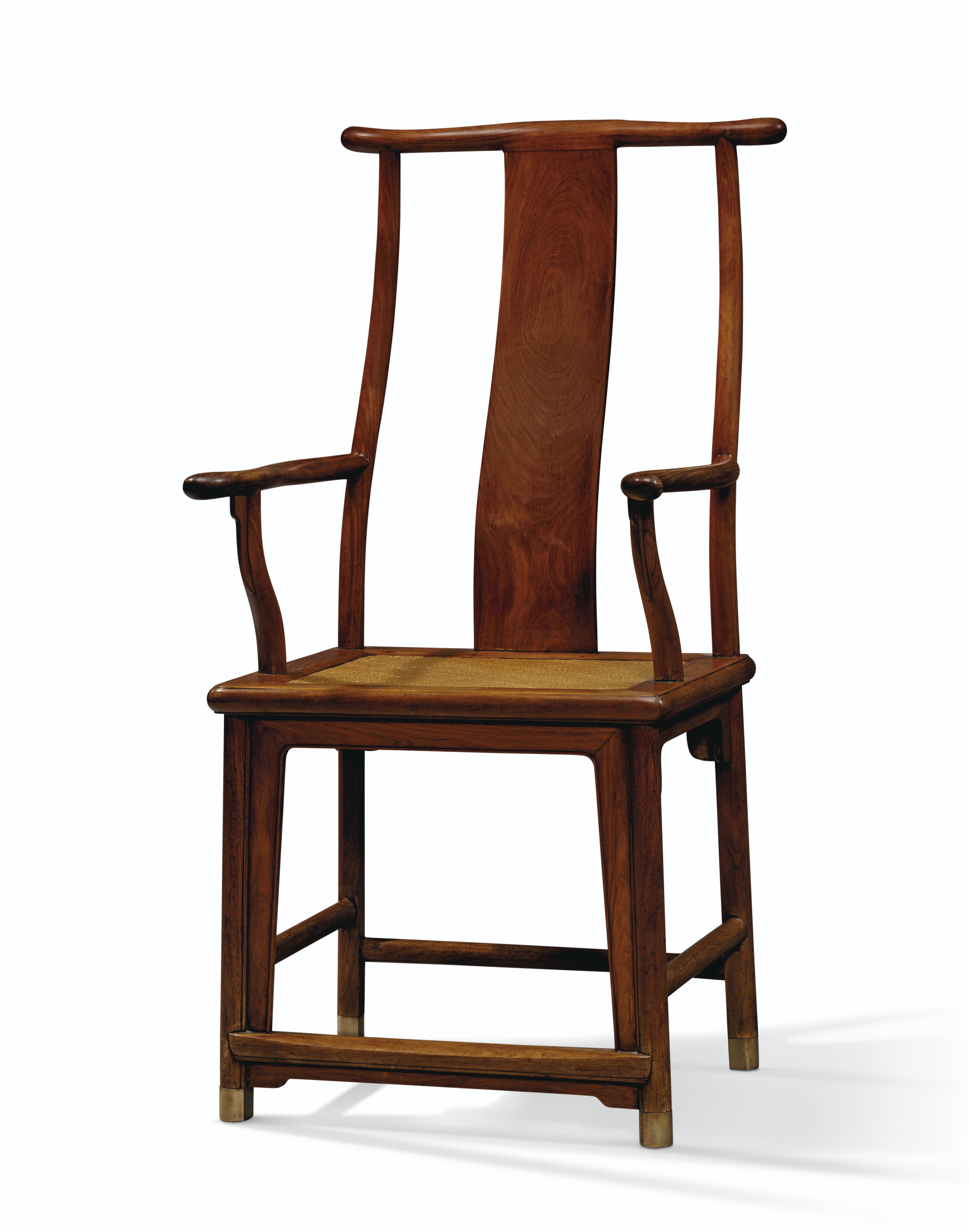 A Huanghuali Four Corners Exposed Official S Hat Armchair Sichutouguanmaoyi