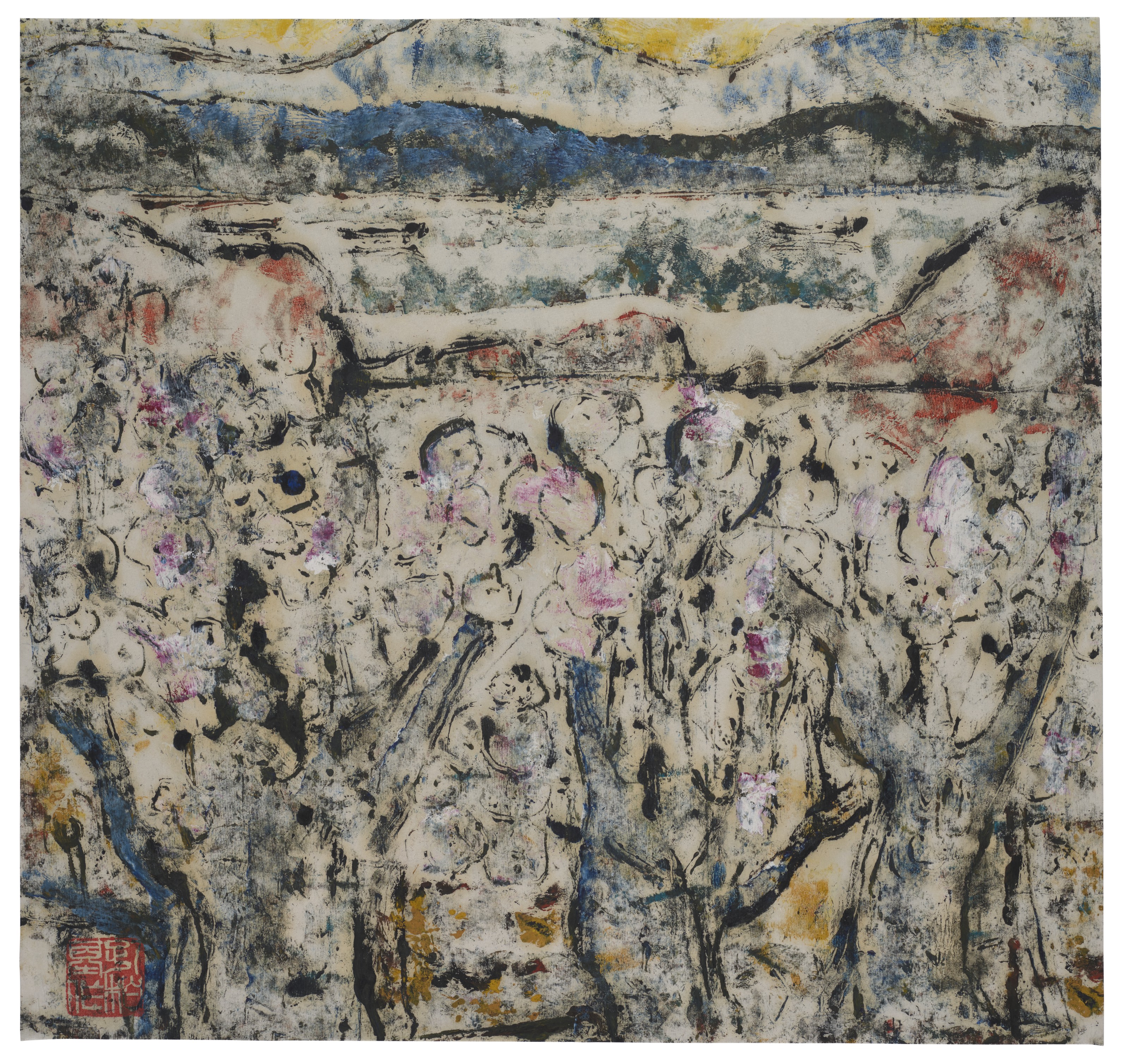 孔柏基(1932 - 2018), 四件無題作品| Christie's