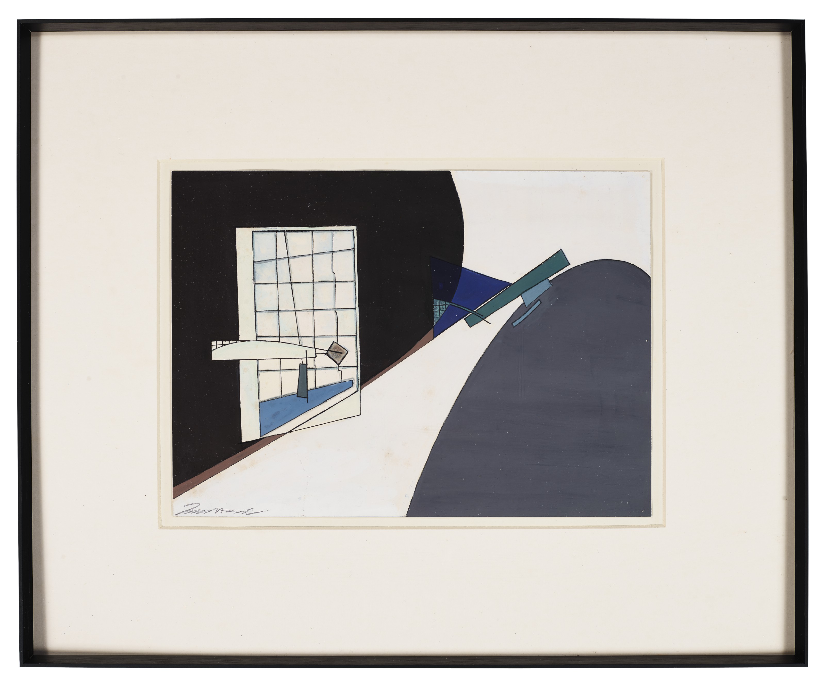 ZAHA HADID (1950-2016), Architectural Sketch - Prime Minister's