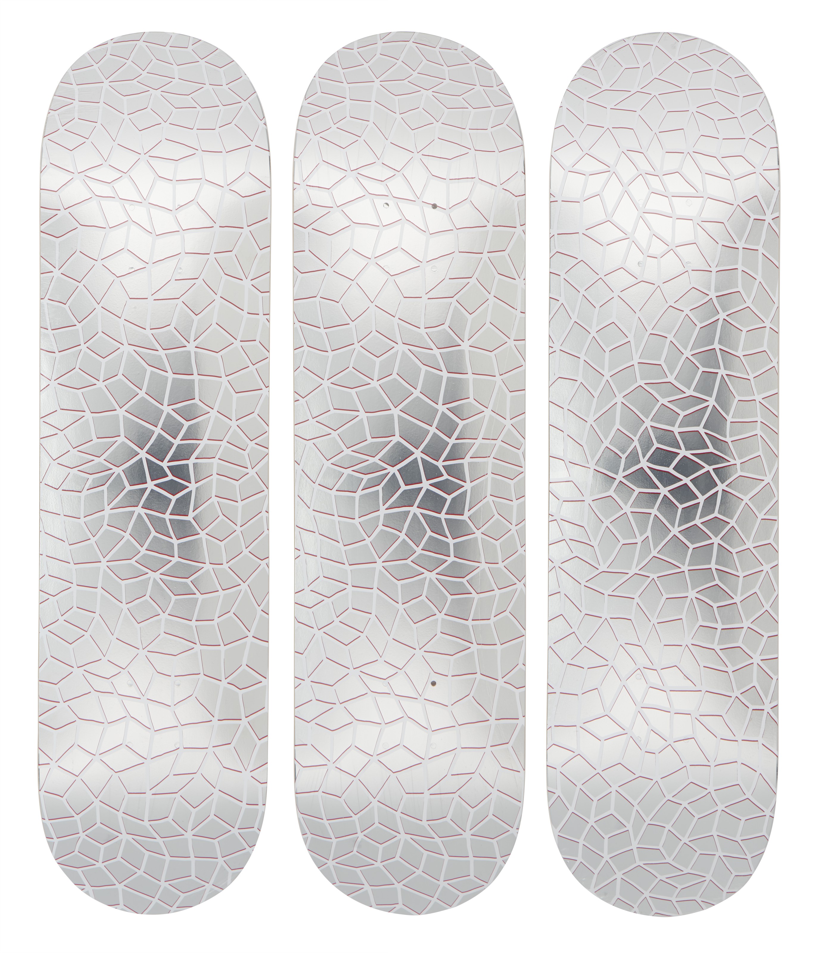 YAYOI KUSAMA (B. 1929), Infinity Nets (A Complete Set of 3