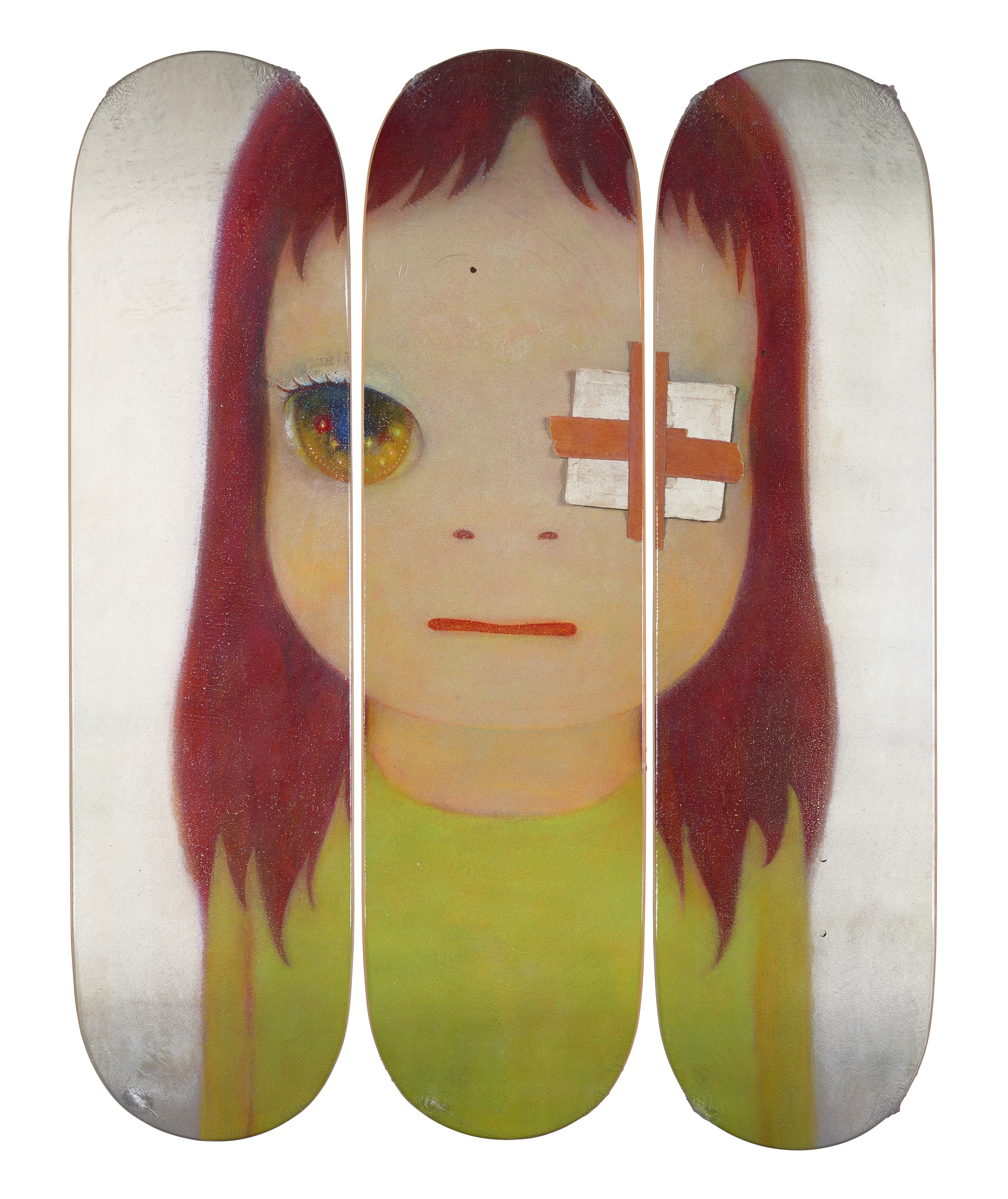 YOSHITOMO NARA (B. 1959), Untitled (A Complete Set of 3) | Christie's