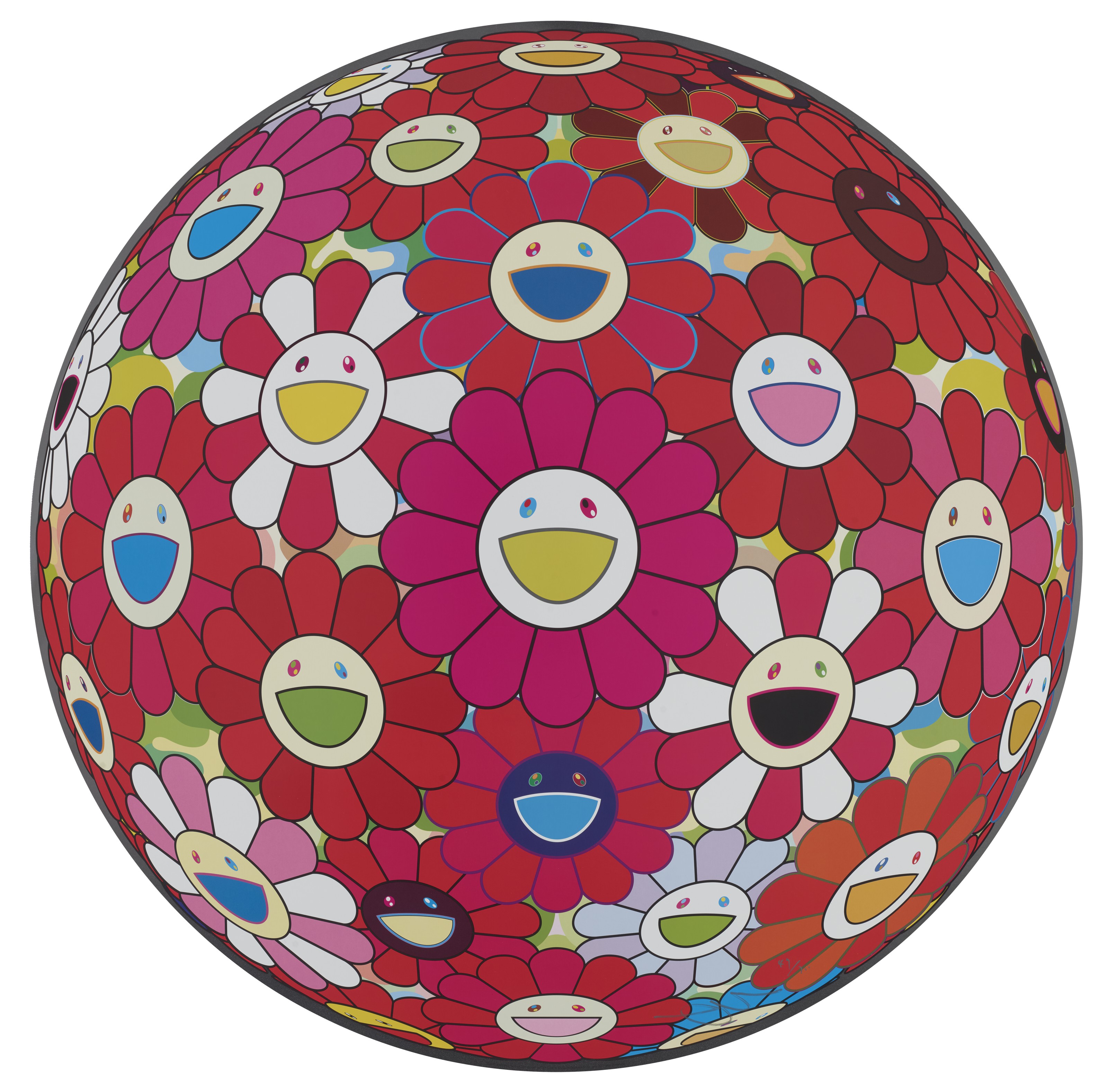村上隆(1962 年生), Flower Ball (一組四件) | Christie's