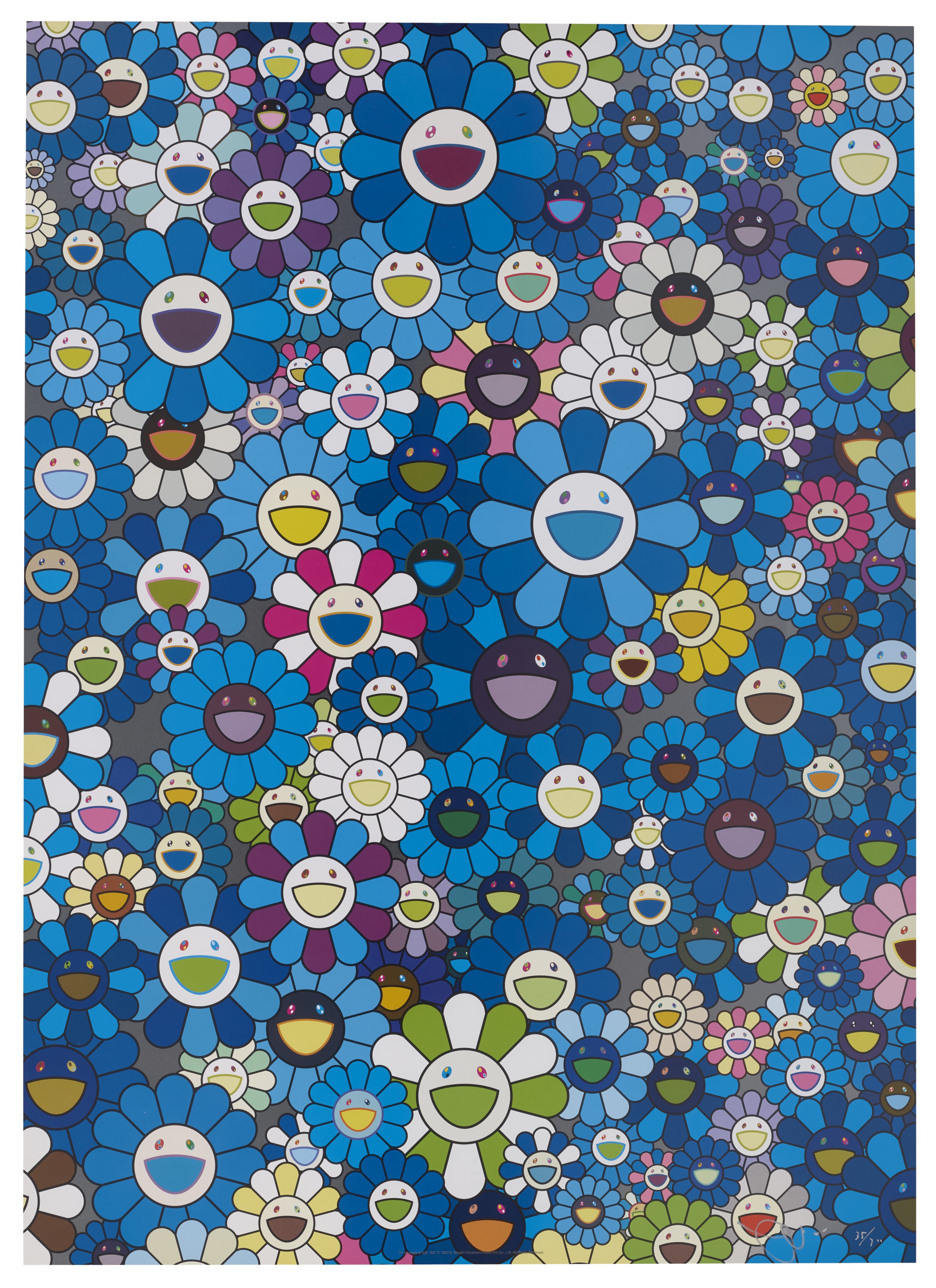 TAKASHI MURAKAMI (B. 1962), An Homage to IKB 1957 D; An