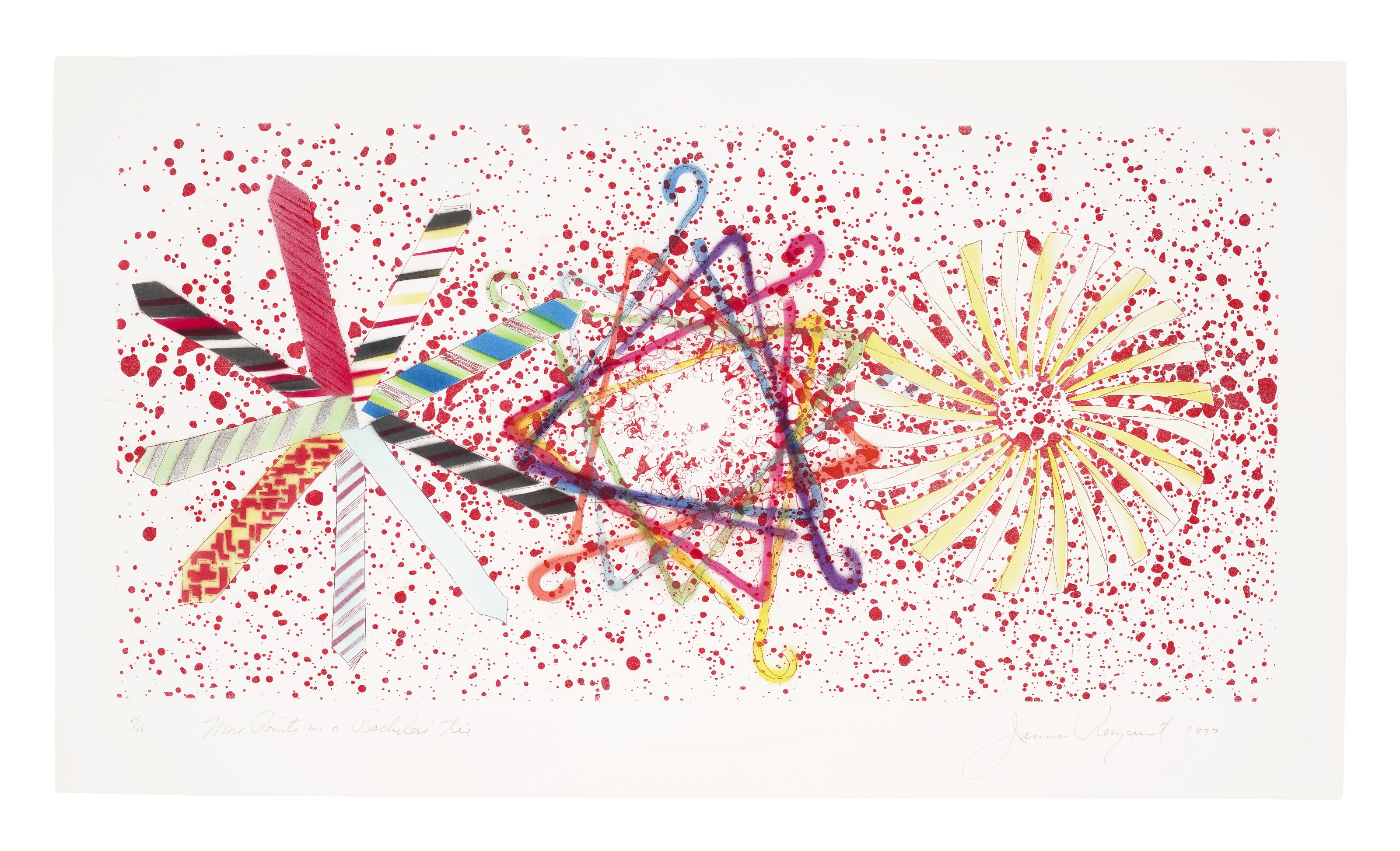 JAMES ROSENQUIST (1933-2017), More Points on a Bachelor's Tie | Christie’s