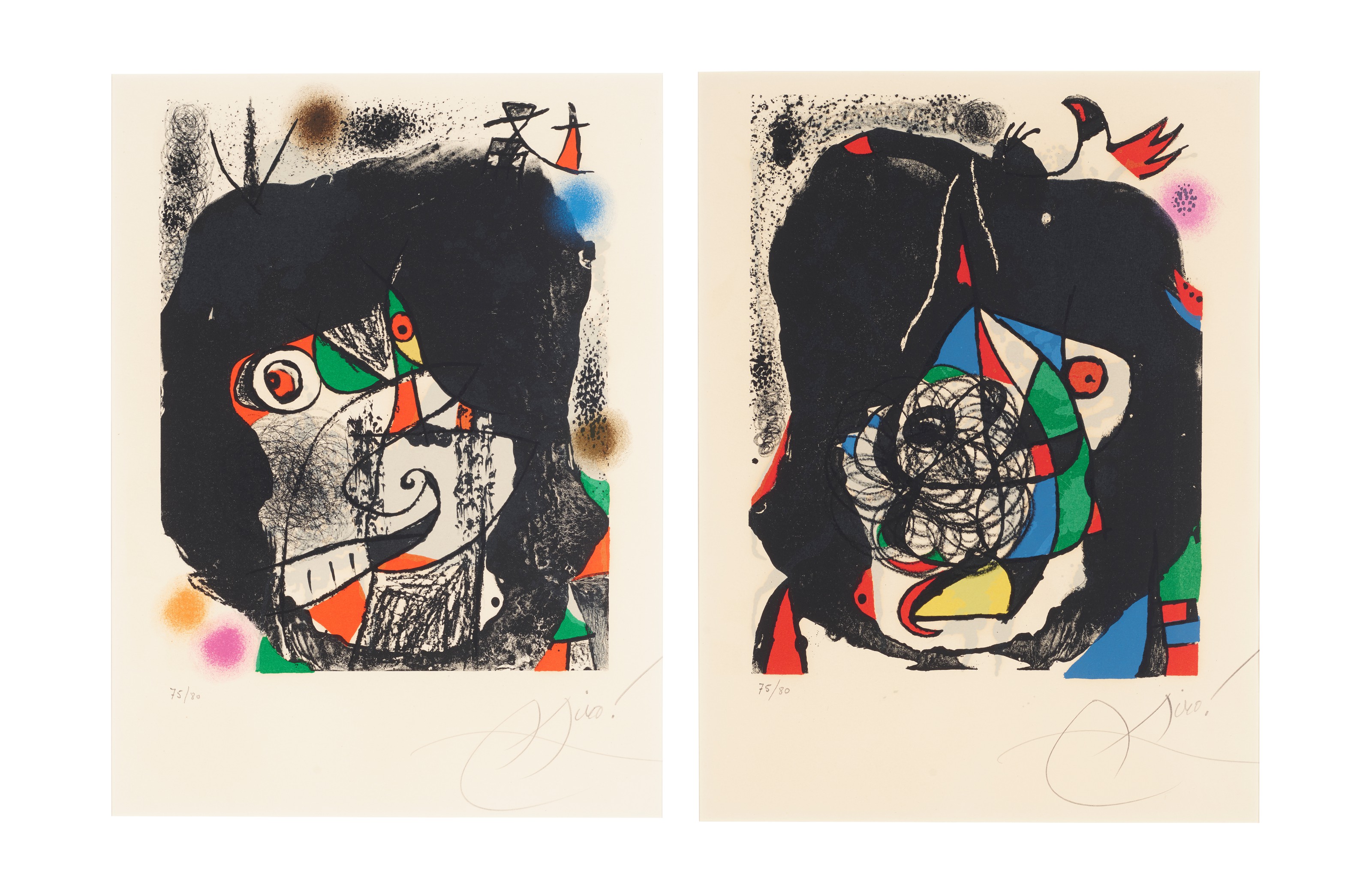 JOAN MIRÓ (1893-1983), Les Révolutions Scéniques du XXe Siècle