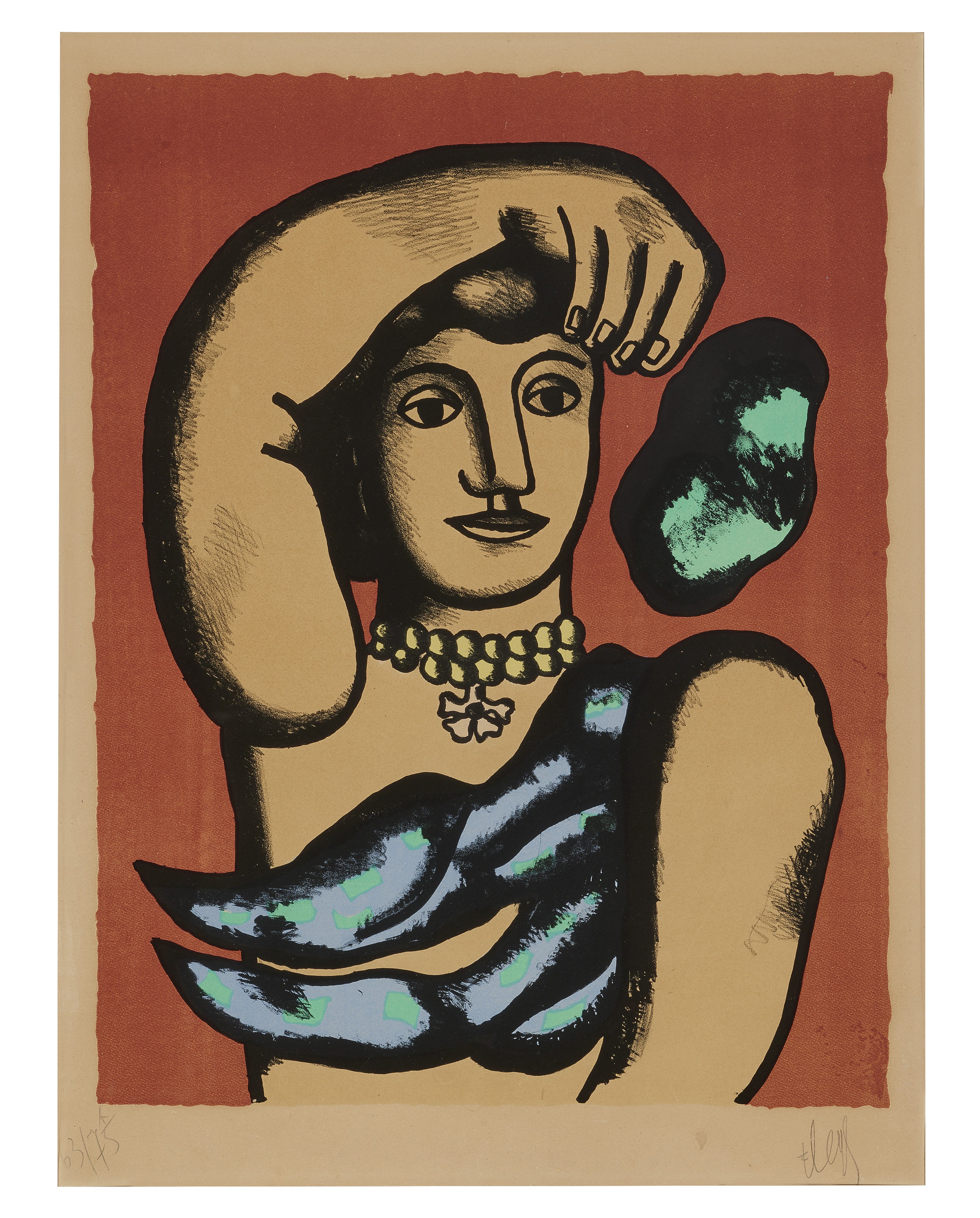 Fernand Leger、FEMMES ACROBATES、希少画集画 2020_NYR_18860_0040_000(